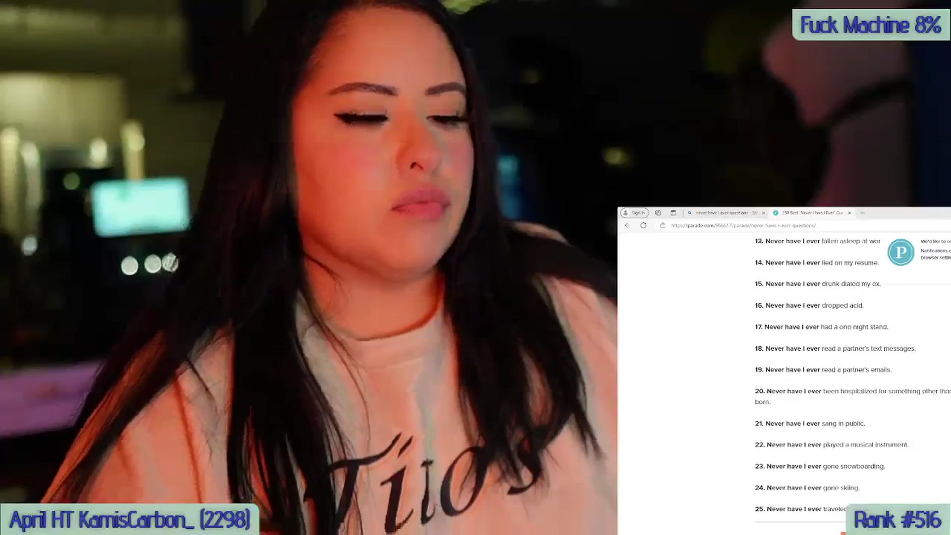 Gallery image thumbnail from Kamila__'s myfreecams stream on, 04/06/2024, 07:39 image 5 of 20
