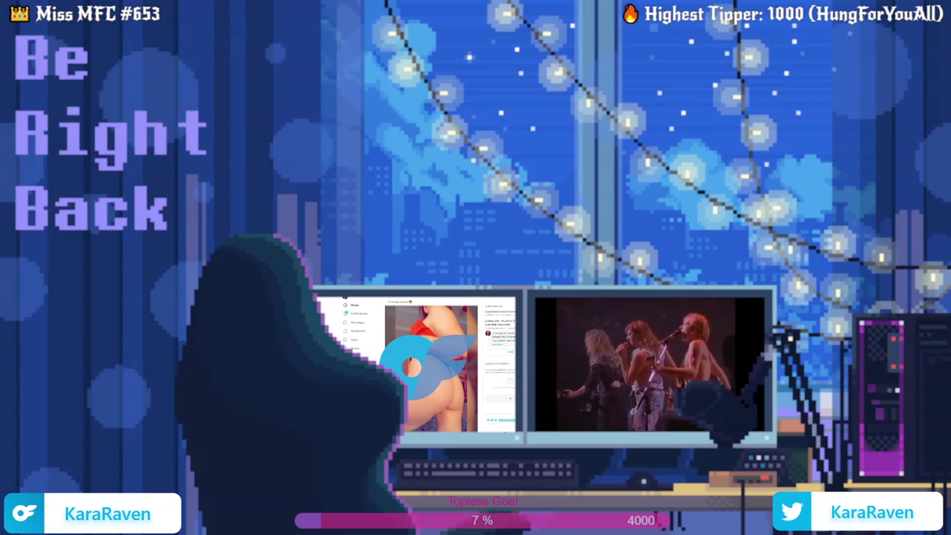 Gallery image thumbnail from KaraRaven's myfreecams stream on, 02/16/2023, 03:48 image 20 of 20