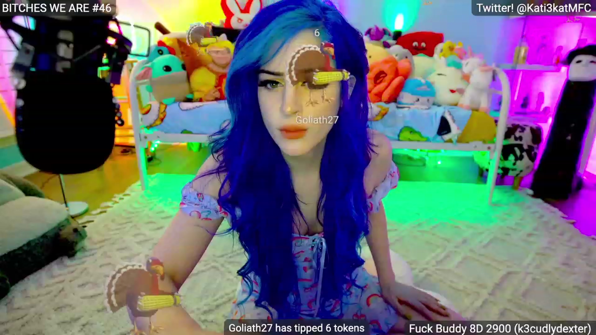 Gallery image thumbnail from Kati3Kat's myfreecams stream on, 11/16/2022, 08:06 image 13 of 20