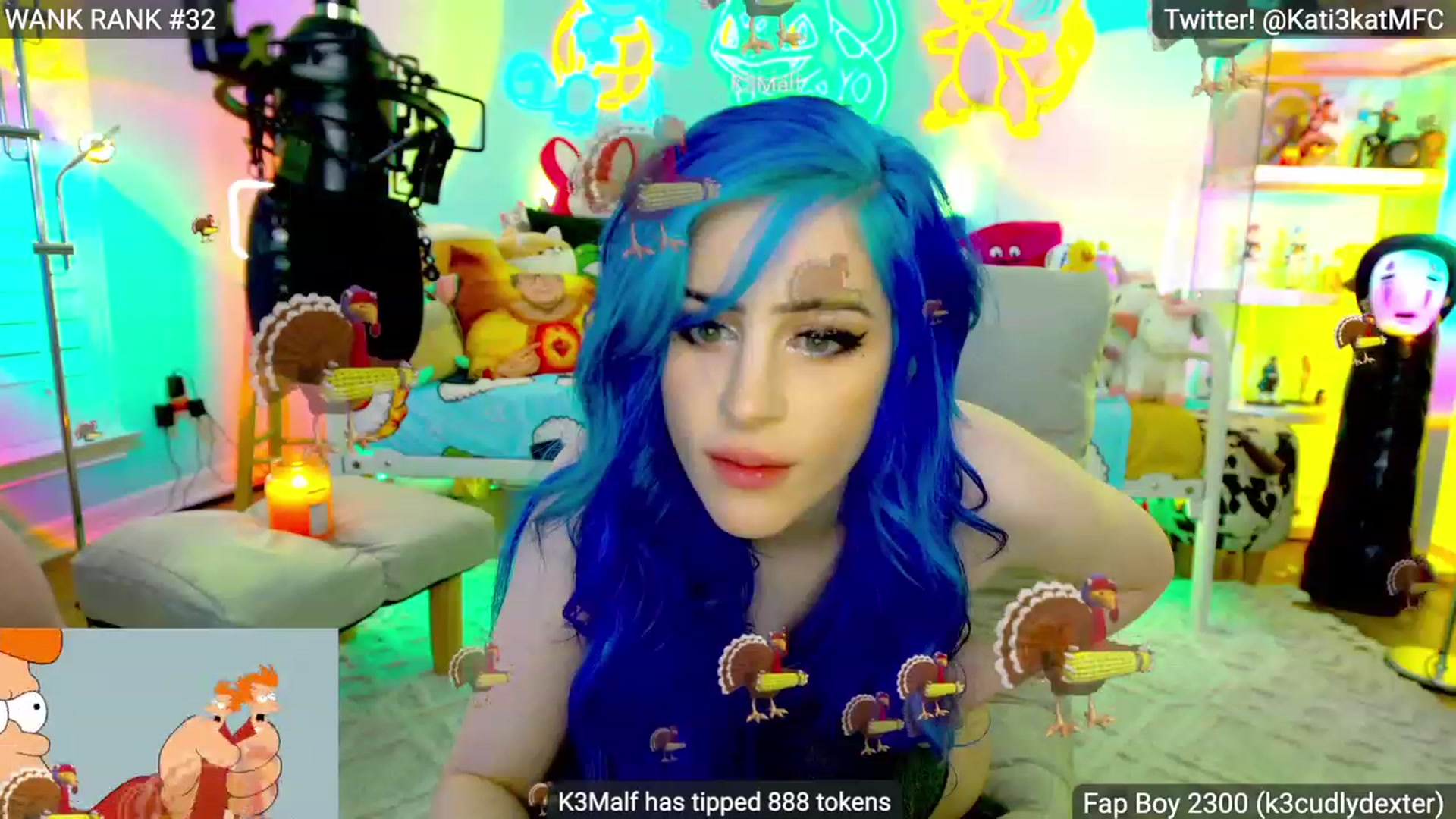 Gallery image thumbnail from Kati3Kat's myfreecams stream on, 11/22/2022, 01:55 image 9 of 20