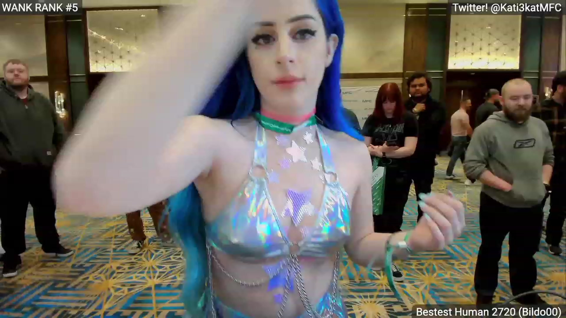 Gallery image thumbnail from Kati3Kat's myfreecams stream on, 01/06/2023, 24:26 image 1 of 20