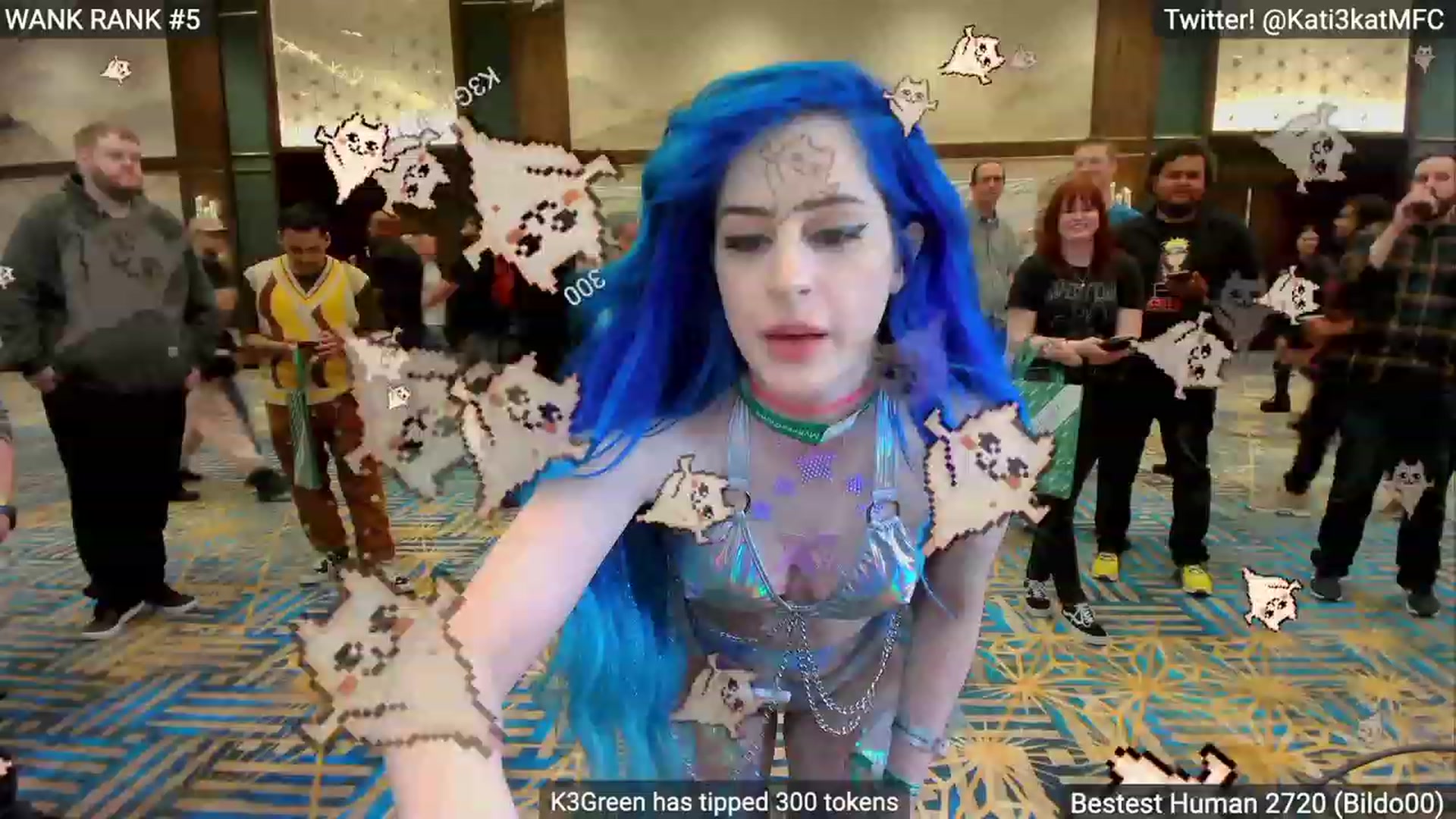 Gallery image thumbnail from Kati3Kat's myfreecams stream on, 01/06/2023, 24:26 image 4 of 20