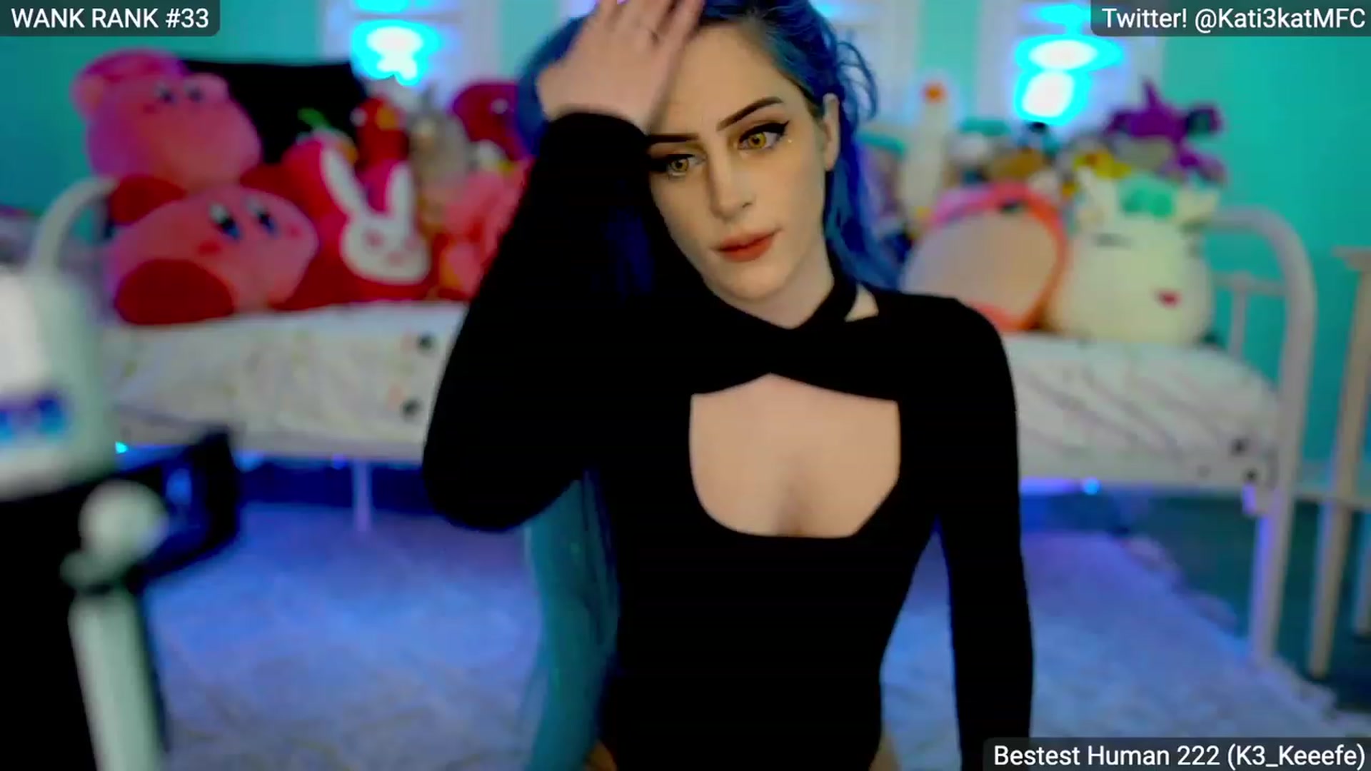 Gallery image thumbnail from Kati3Kat's myfreecams stream on, 02/12/2023, 07:21 image 10 of 20