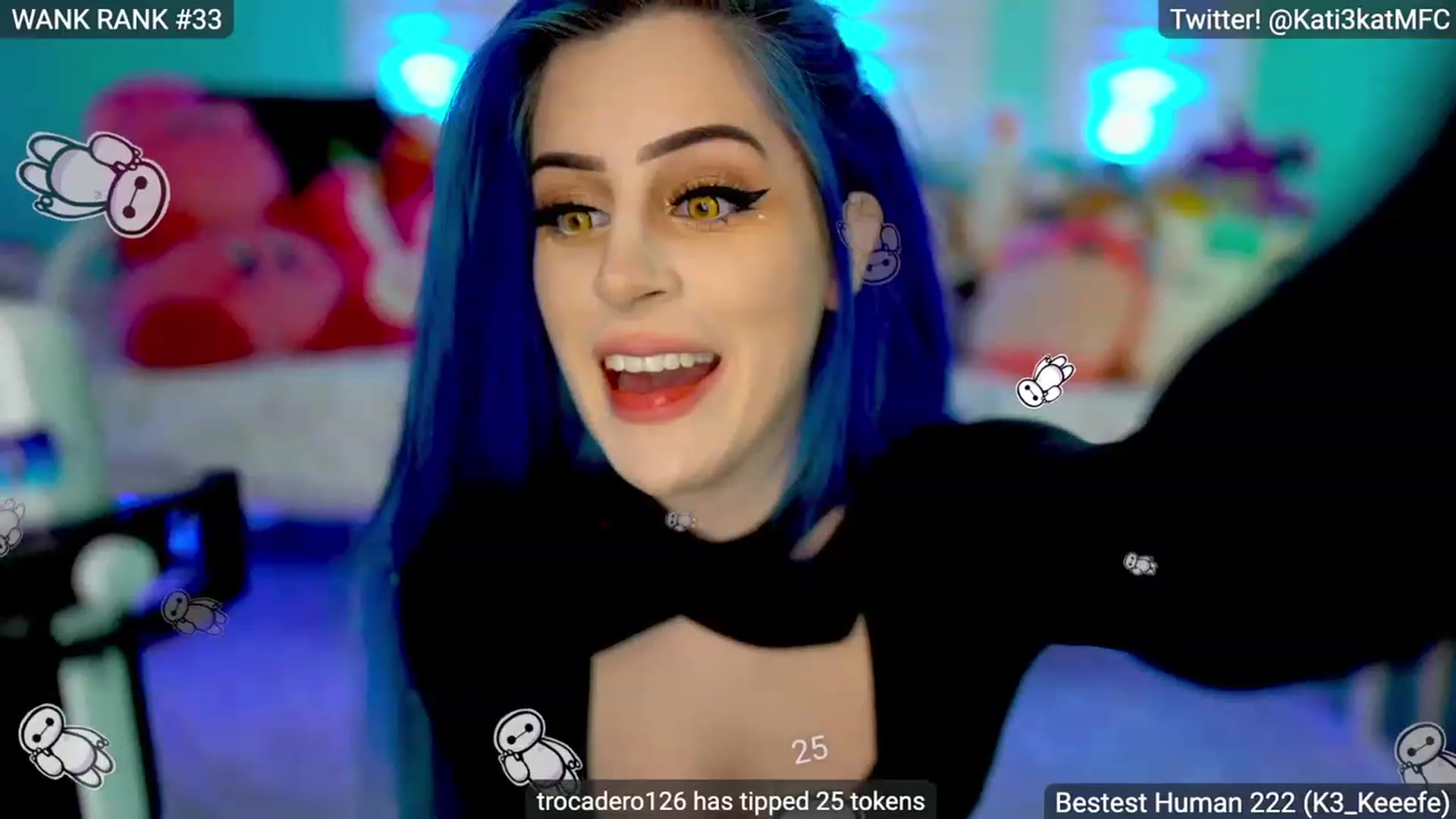 Gallery image thumbnail from Kati3Kat's myfreecams stream on, 02/12/2023, 07:21 image 4 of 20