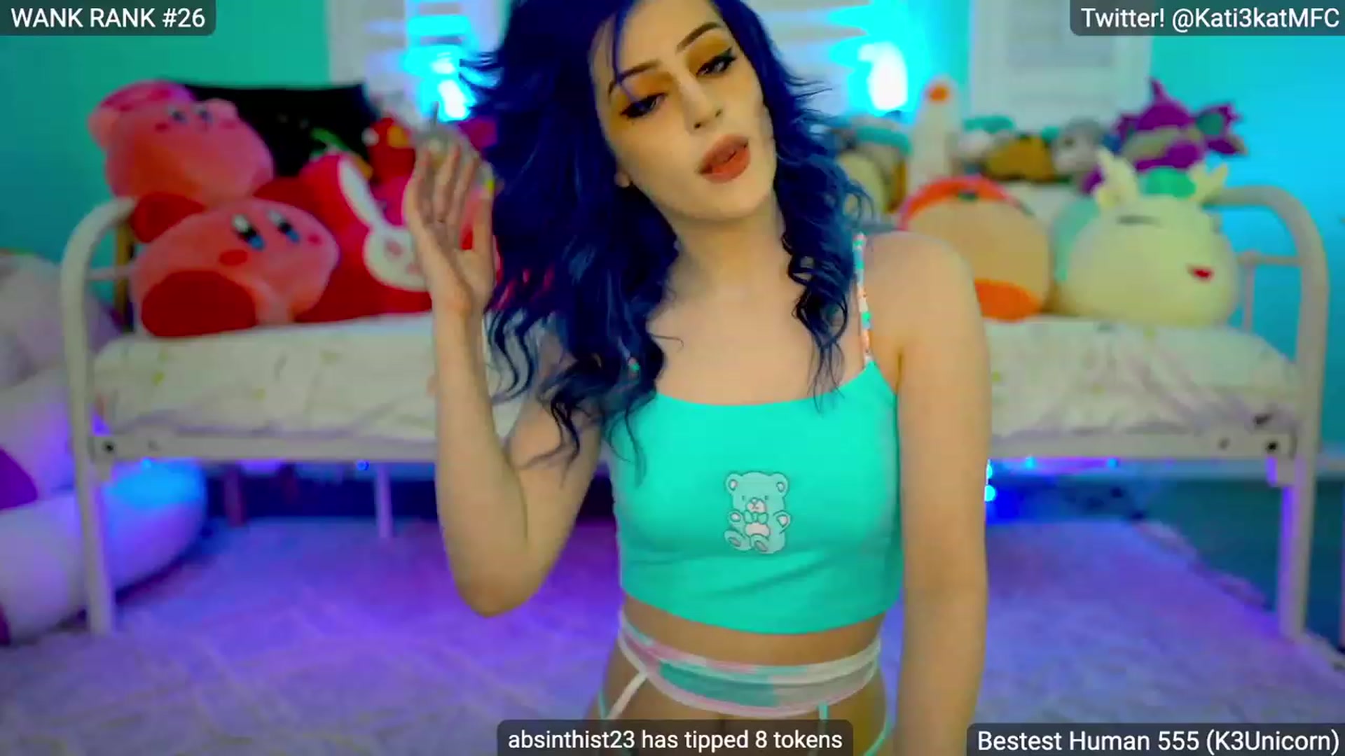 Gallery image thumbnail from Kati3Kat's myfreecams stream on, 02/20/2023, 07:54 image 2 of 20