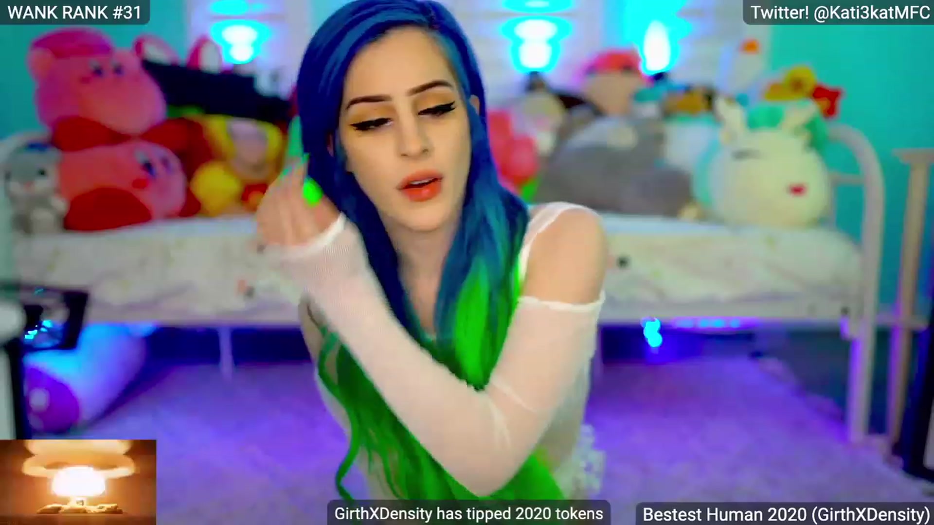 Gallery image thumbnail from Kati3Kat's myfreecams stream on, 03/16/2023, 06:25 image 2 of 20