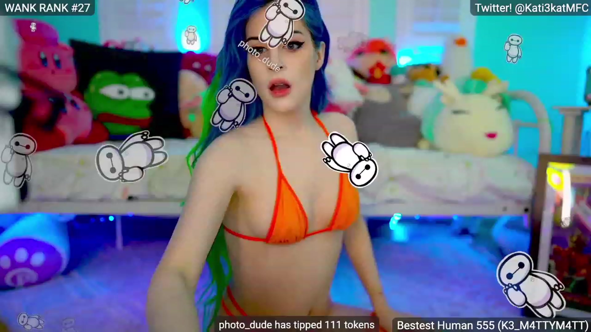 Gallery image thumbnail from Kati3Kat's myfreecams stream on, 03/27/2023, 07:55 image 4 of 20
