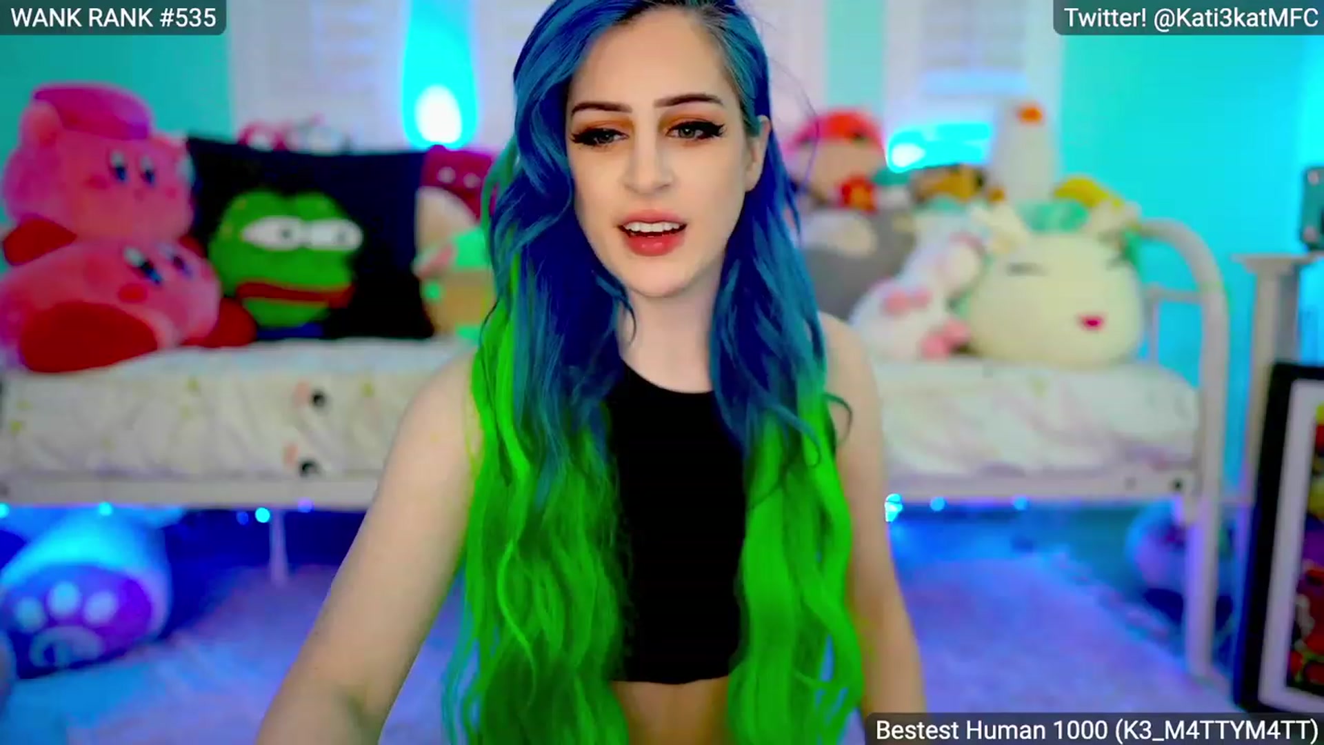 Gallery image thumbnail from Kati3Kat's myfreecams stream on, 04/02/2023, 07:46 image 16 of 20