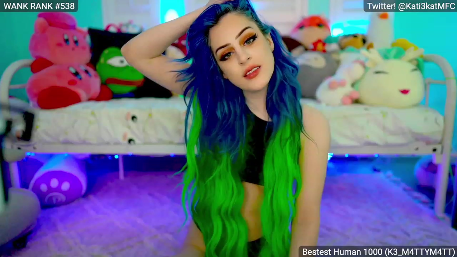 Gallery image thumbnail from Kati3Kat's myfreecams stream on, 04/02/2023, 07:46 image 15 of 20
