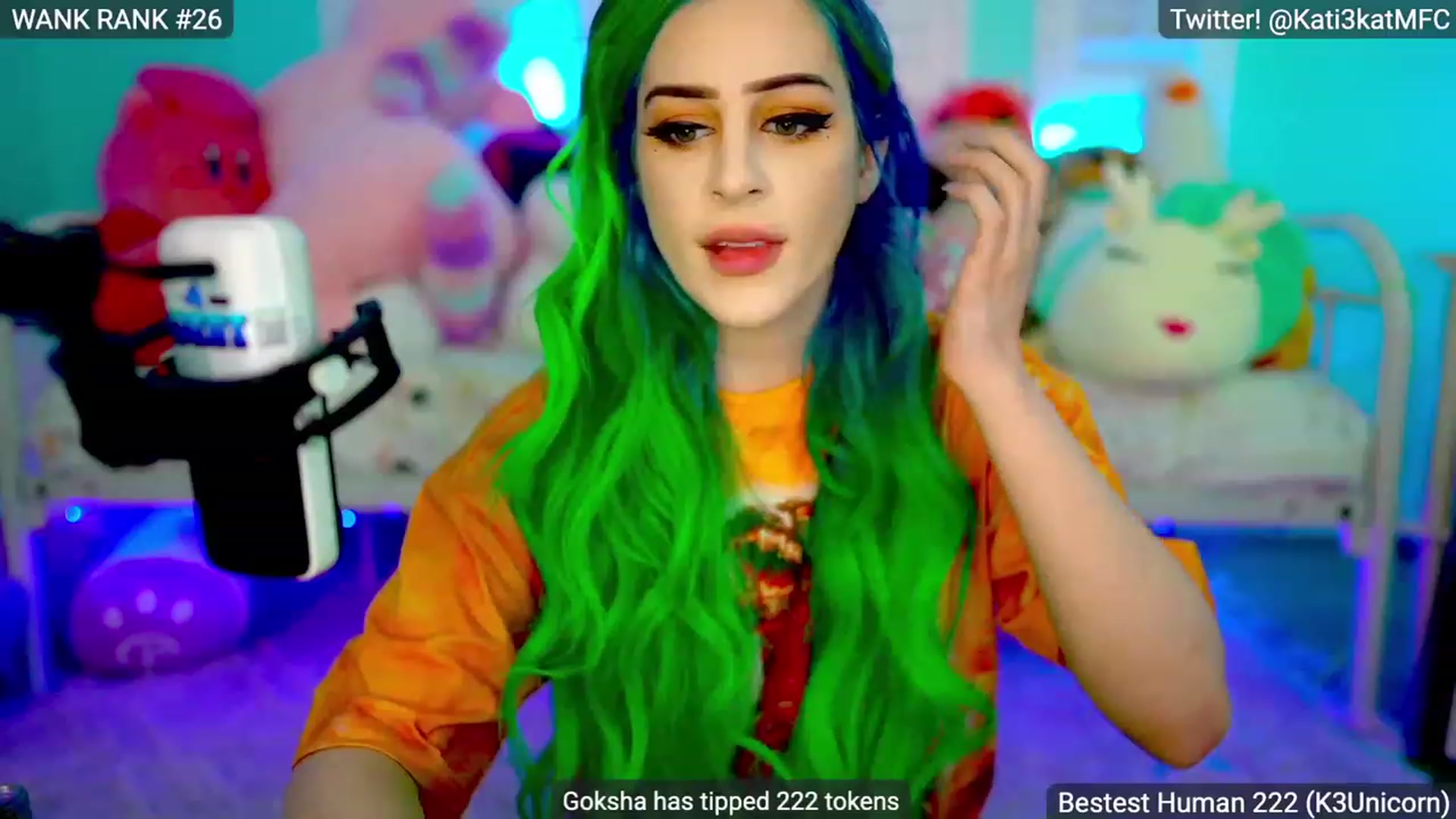 Gallery image thumbnail from Kati3Kat's myfreecams stream on, 04/14/2023, 04:35 image 10 of 20