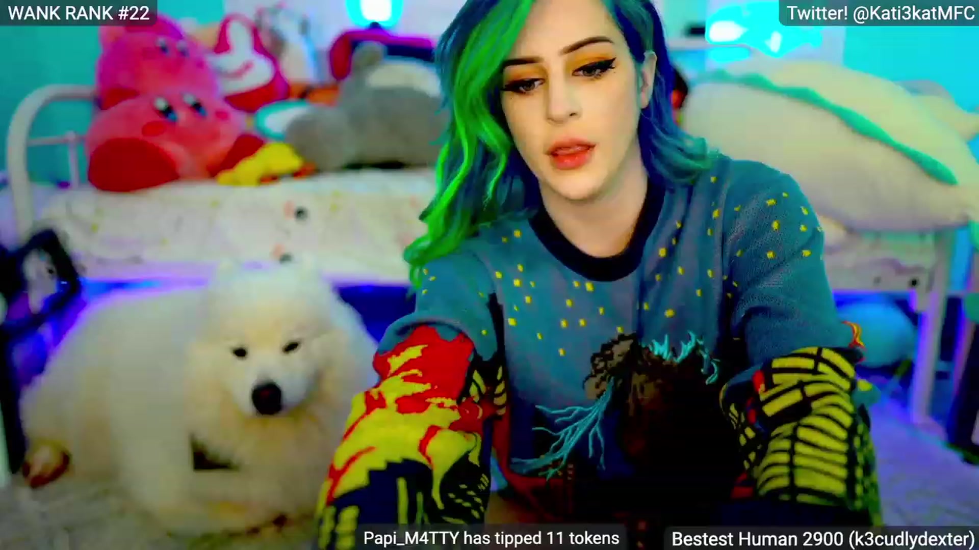 Gallery image thumbnail from Kati3Kat's myfreecams stream on, 04/14/2023, 07:11 image 16 of 20