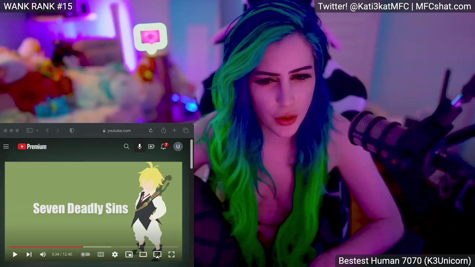 Gallery image thumbnail from Kati3Kat's myfreecams stream on, 04/26/2023, 08:33 image 20 of 20