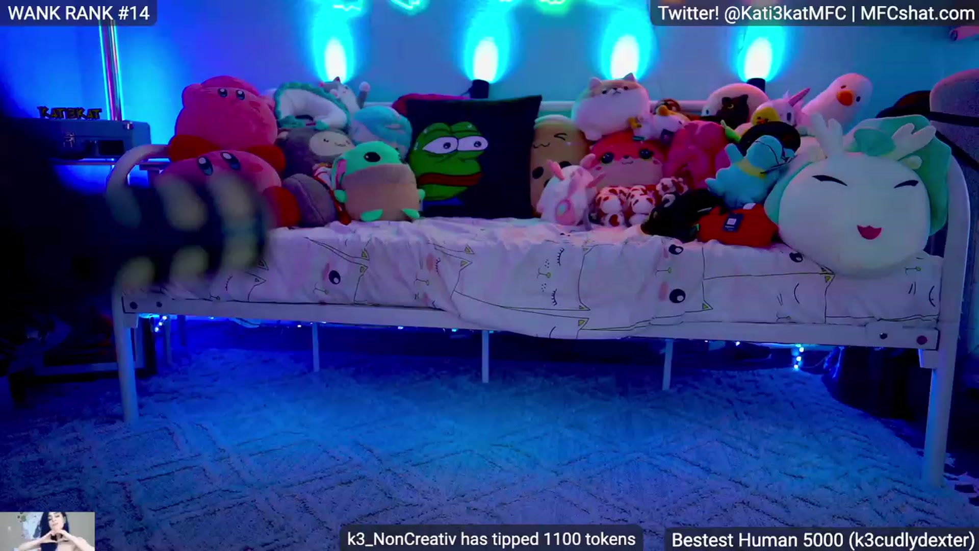 Gallery image thumbnail from Kati3Kat's myfreecams stream on, 04/29/2023, 07:57 image 8 of 20