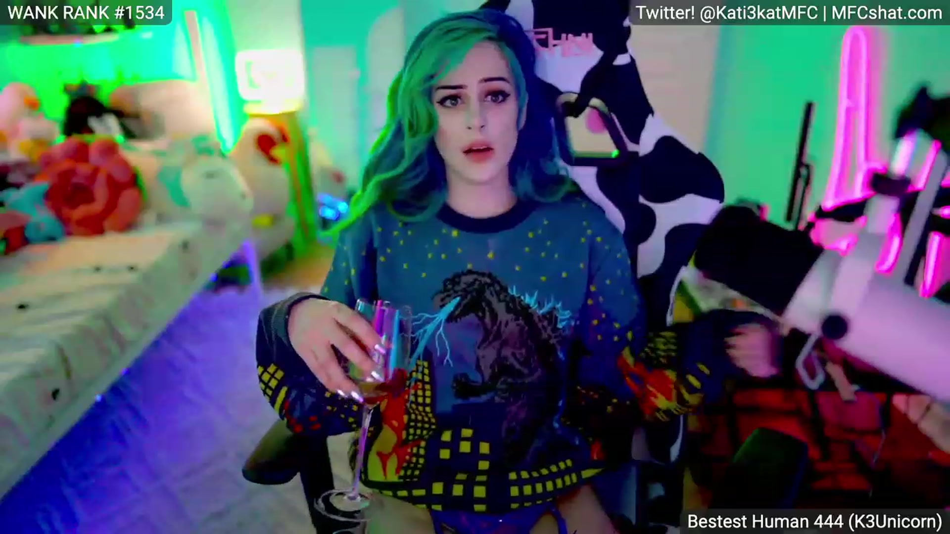 Gallery image thumbnail from Kati3Kat's myfreecams stream on, 05/04/2023, 07:17 image 6 of 20