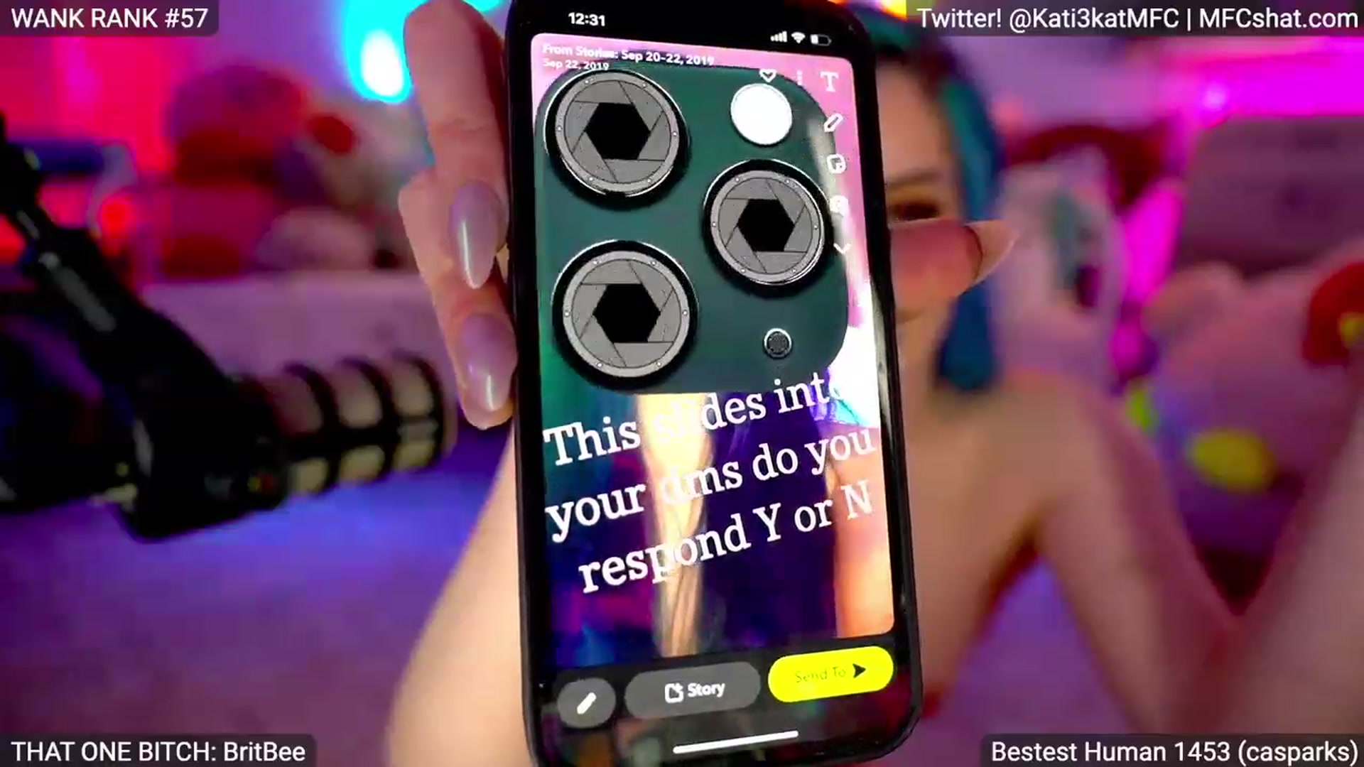 Gallery image thumbnail from Kati3Kat's myfreecams stream on, 05/16/2023, 05:52 image 19 of 20