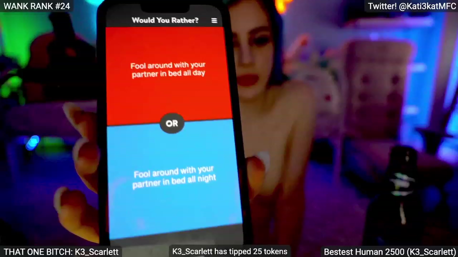 Gallery image thumbnail from Kati3Kat's myfreecams stream on, 05/28/2023, 07:42 image 10 of 20