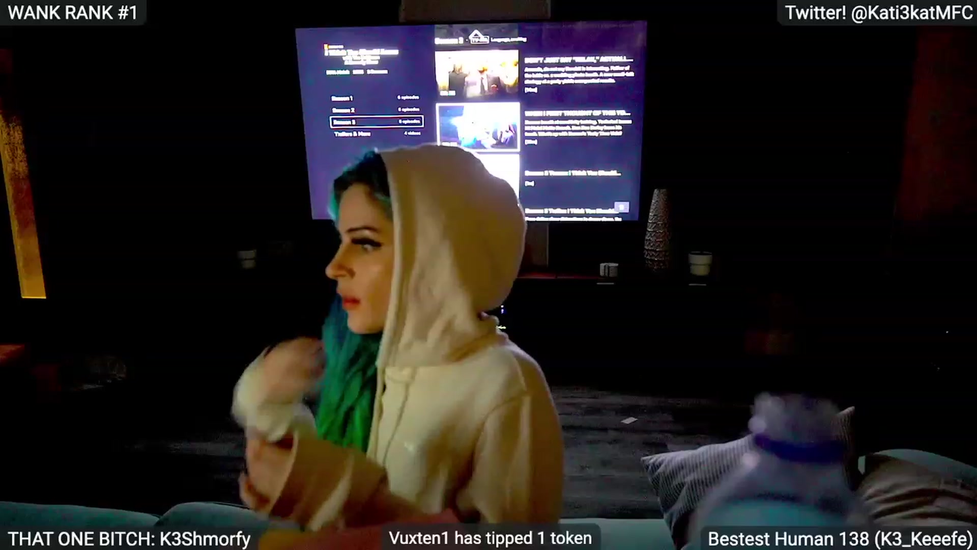 Gallery image thumbnail from Kati3Kat's myfreecams stream on, 06/15/2023, 08:20 image 11 of 20
