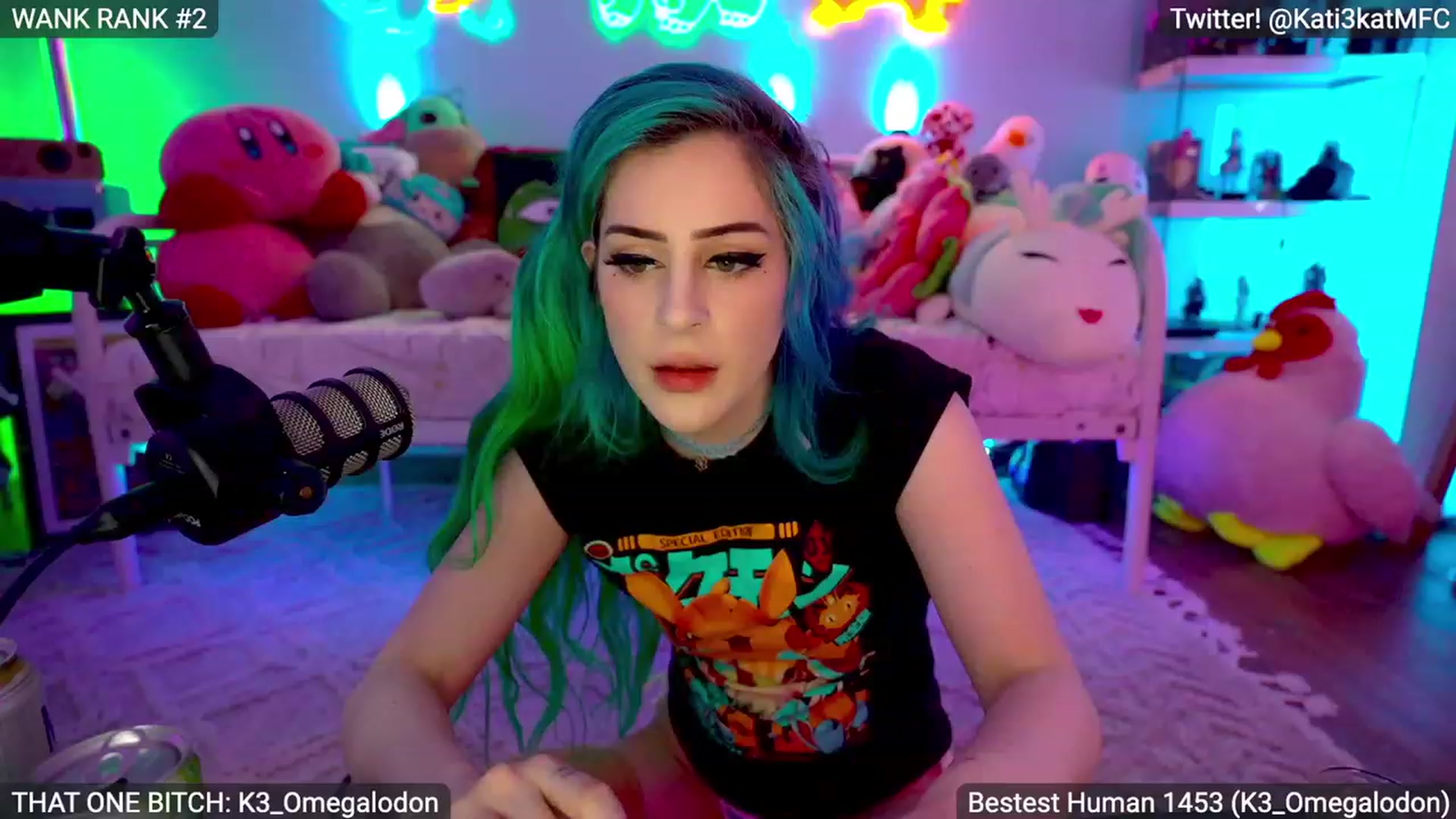 Gallery image thumbnail from Kati3Kat's myfreecams stream on, 06/16/2023, 04:05 image 10 of 20
