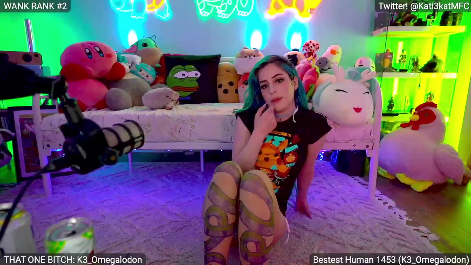 Gallery image thumbnail from Kati3Kat's myfreecams stream on, 06/16/2023, 04:05 image 2 of 20