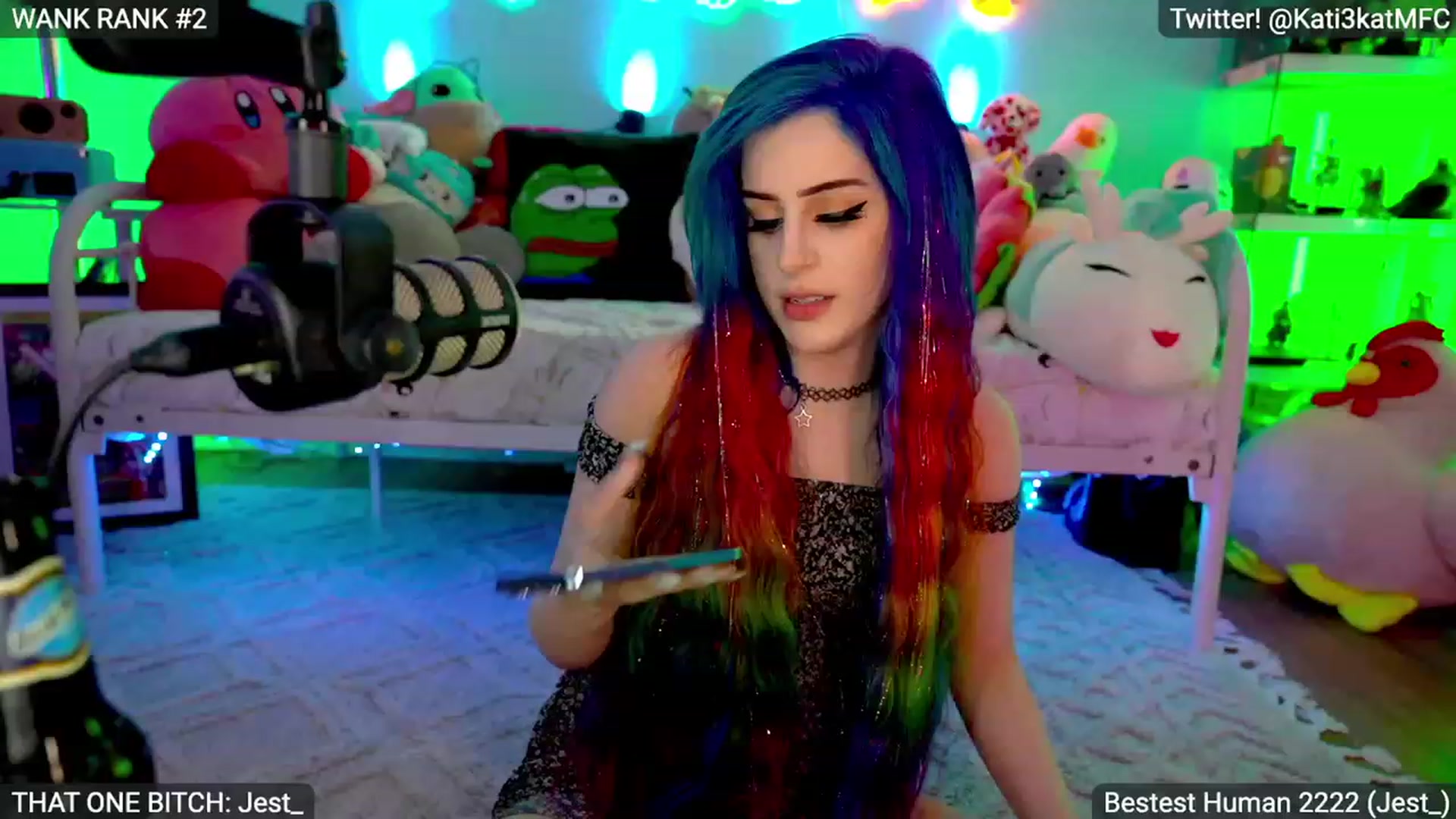 Gallery image thumbnail from Kati3Kat's myfreecams stream on, 06/18/2023, 04:38 image 2 of 20