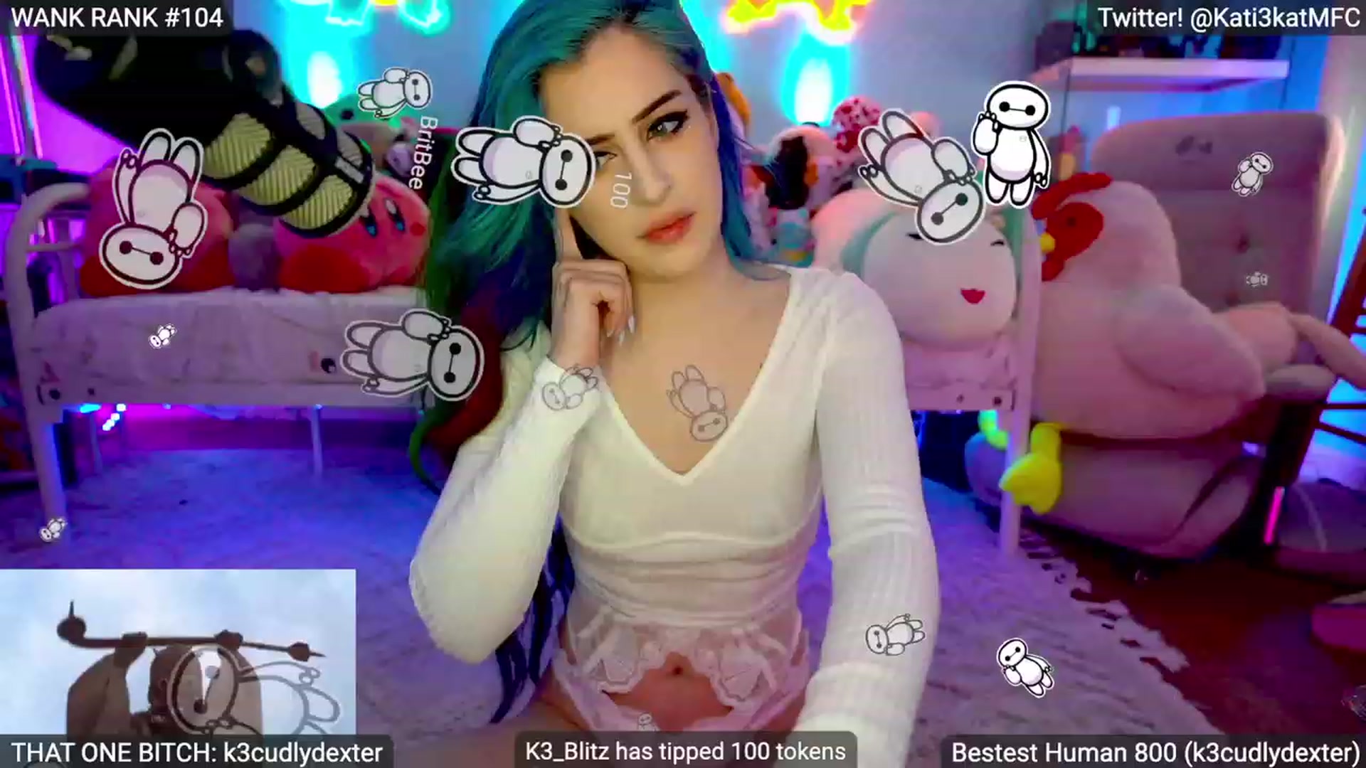 Gallery image thumbnail from Kati3Kat's myfreecams stream on, 07/21/2023, 05:15 image 3 of 20