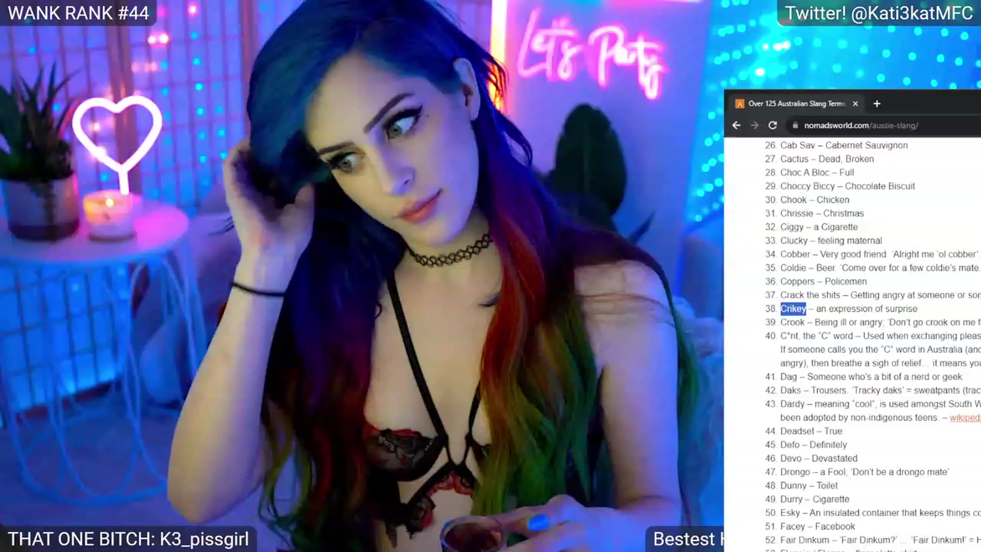 Gallery image thumbnail from Kati3Kat's myfreecams stream on, 08/21/2023, 05:59 image 18 of 20