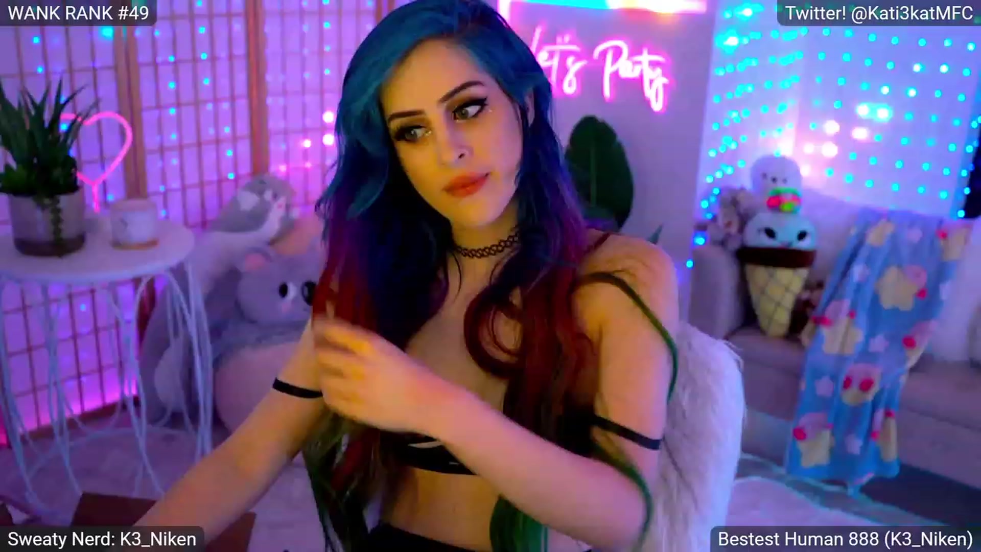 Gallery image thumbnail from Kati3Kat's myfreecams stream on, 09/06/2023, 07:10 image 13 of 20