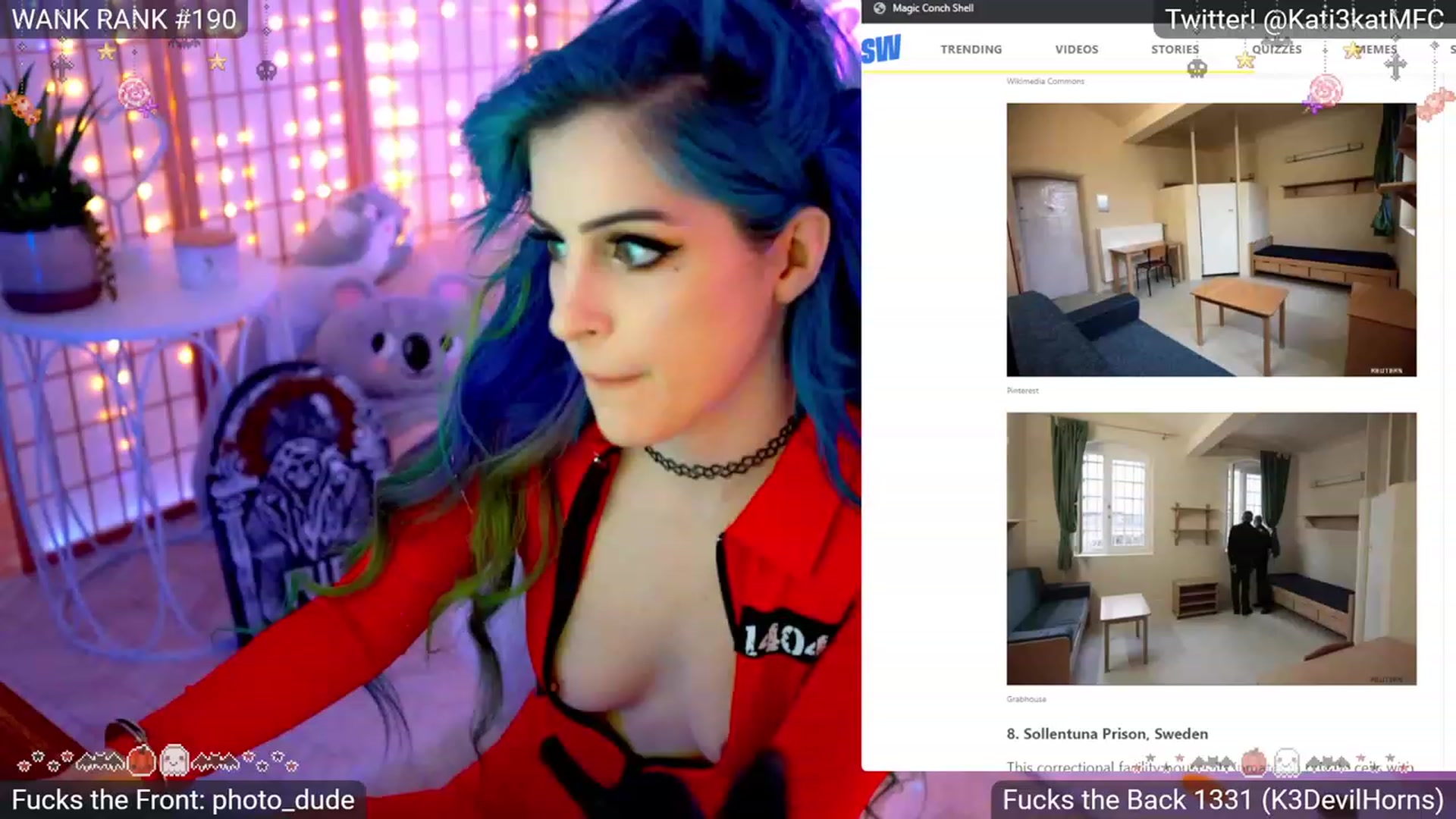 Gallery image thumbnail from Kati3Kat's myfreecams stream on, 10/05/2023, 06:47 image 20 of 20