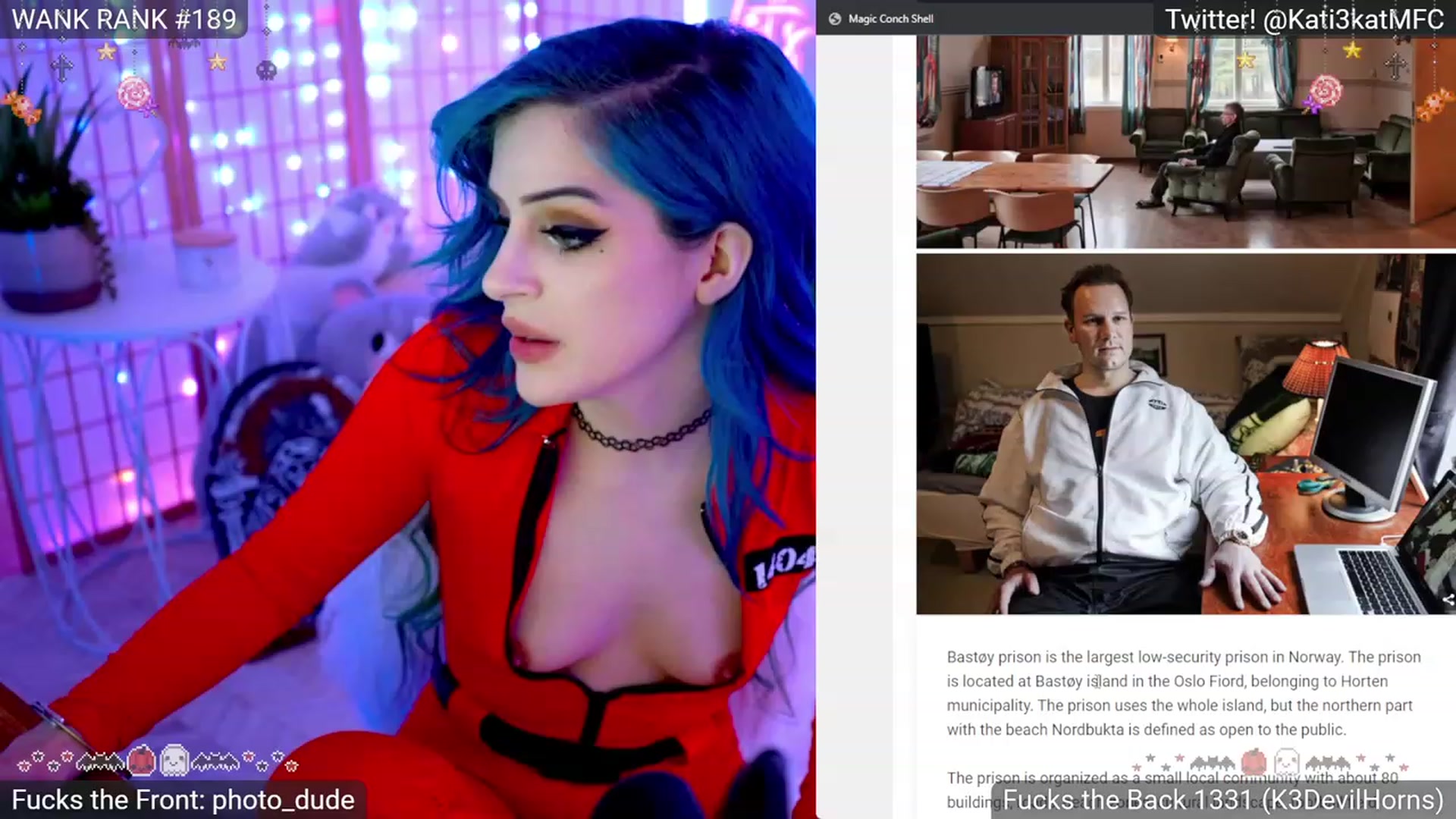 Gallery image thumbnail from Kati3Kat's myfreecams stream on, 10/05/2023, 06:47 image 18 of 20