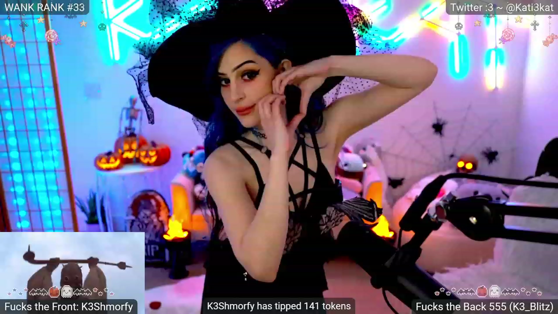 Gallery image thumbnail from Kati3Kat's myfreecams stream on, 10/30/2023, 06:39 image 10 of 20