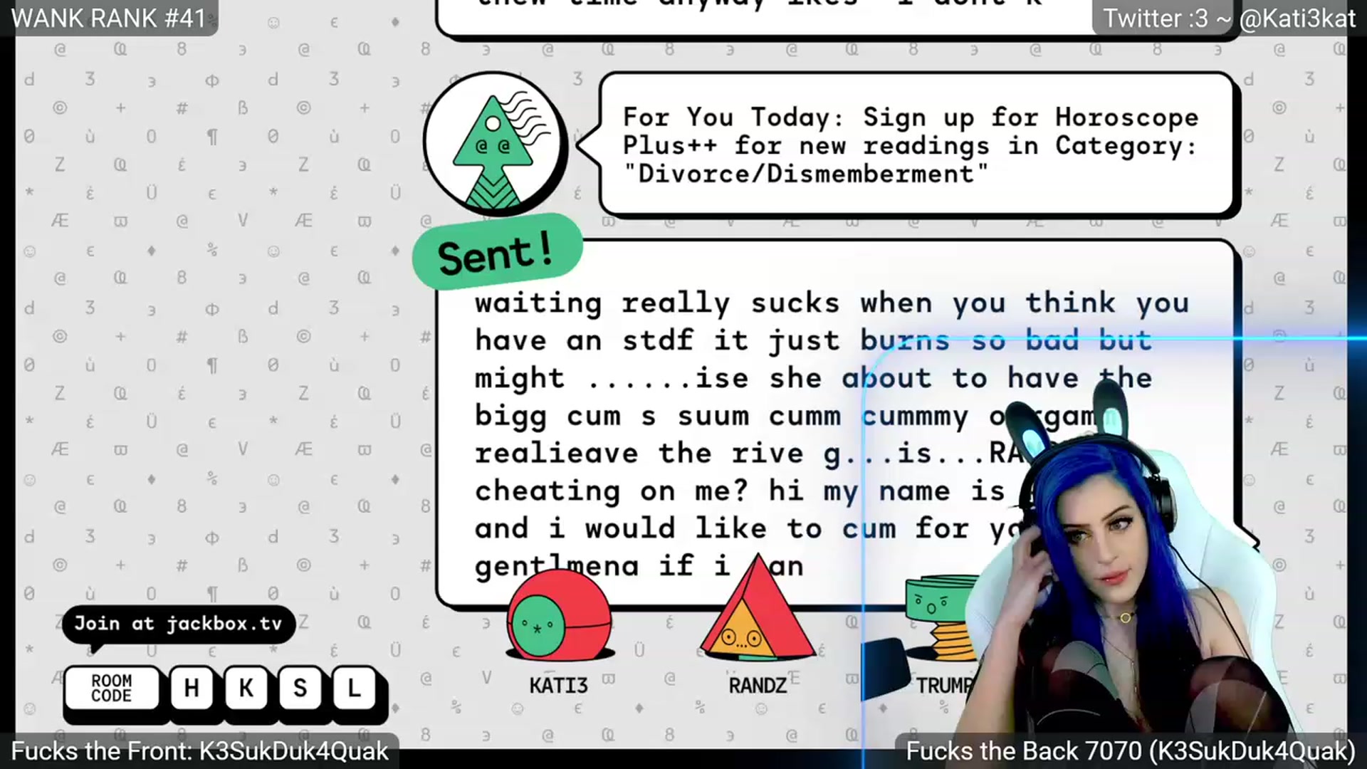 Gallery image thumbnail from Kati3Kat's myfreecams stream on, 11/28/2023, 05:13 image 17 of 20