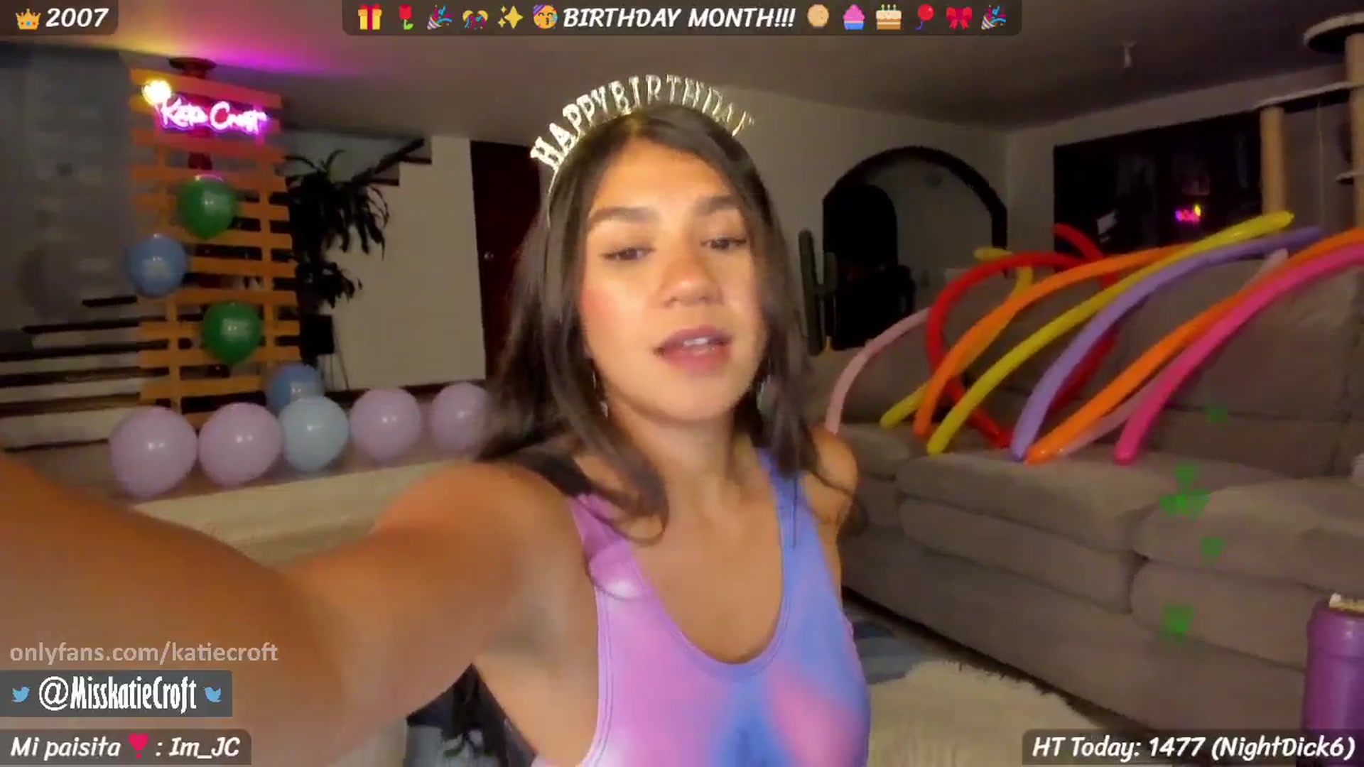 Gallery image thumbnail from KatieCroft's myfreecams stream on, 04/20/2026, 07:03 image 3 of 20