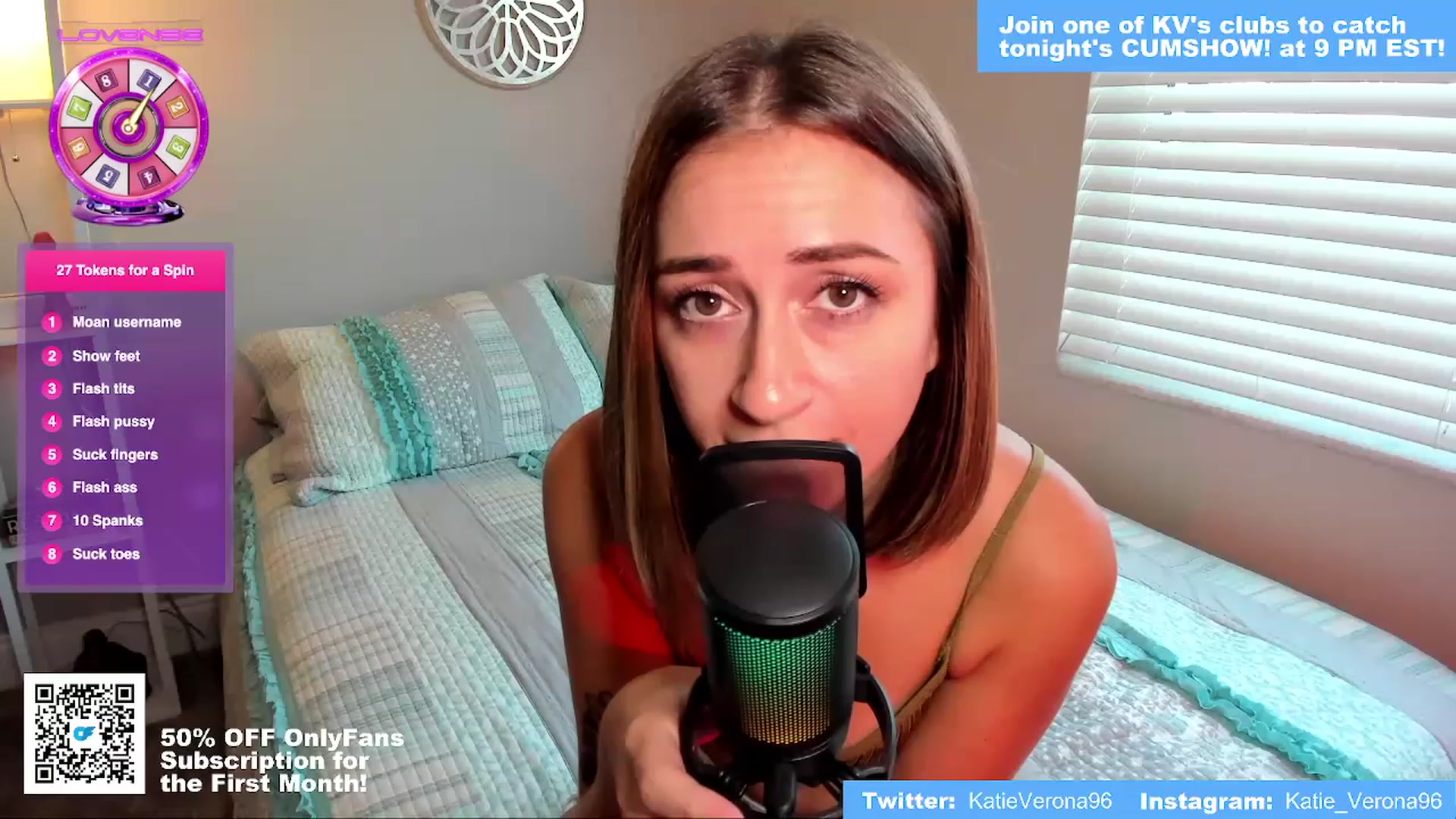 Gallery image thumbnail from KatieVerona96's myfreecams stream on, 08/12/2023, 23:43 image 18 of 20