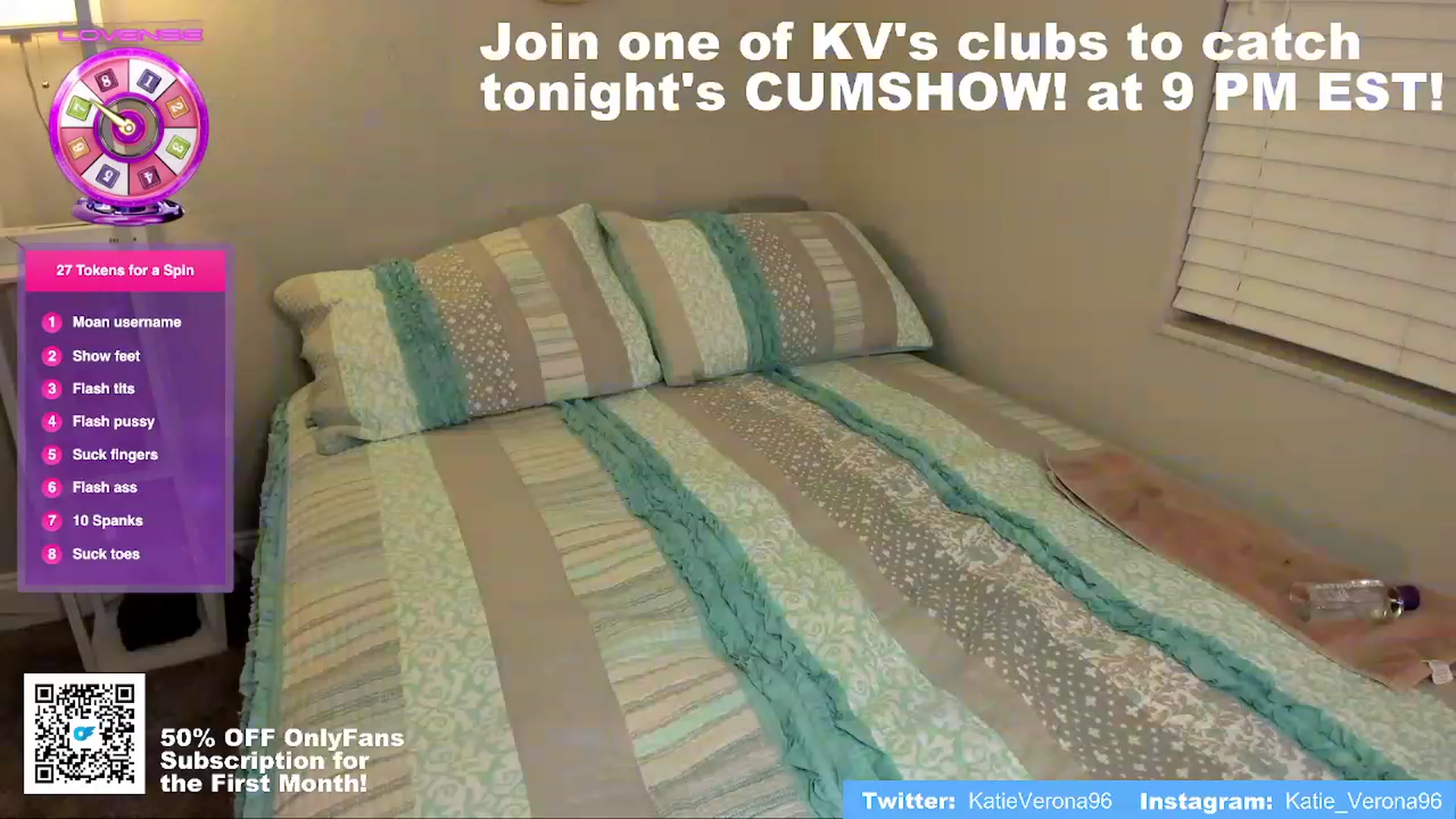 Gallery image thumbnail from KatieVerona96's myfreecams stream on, 08/13/2023, 01:08 image 20 of 20