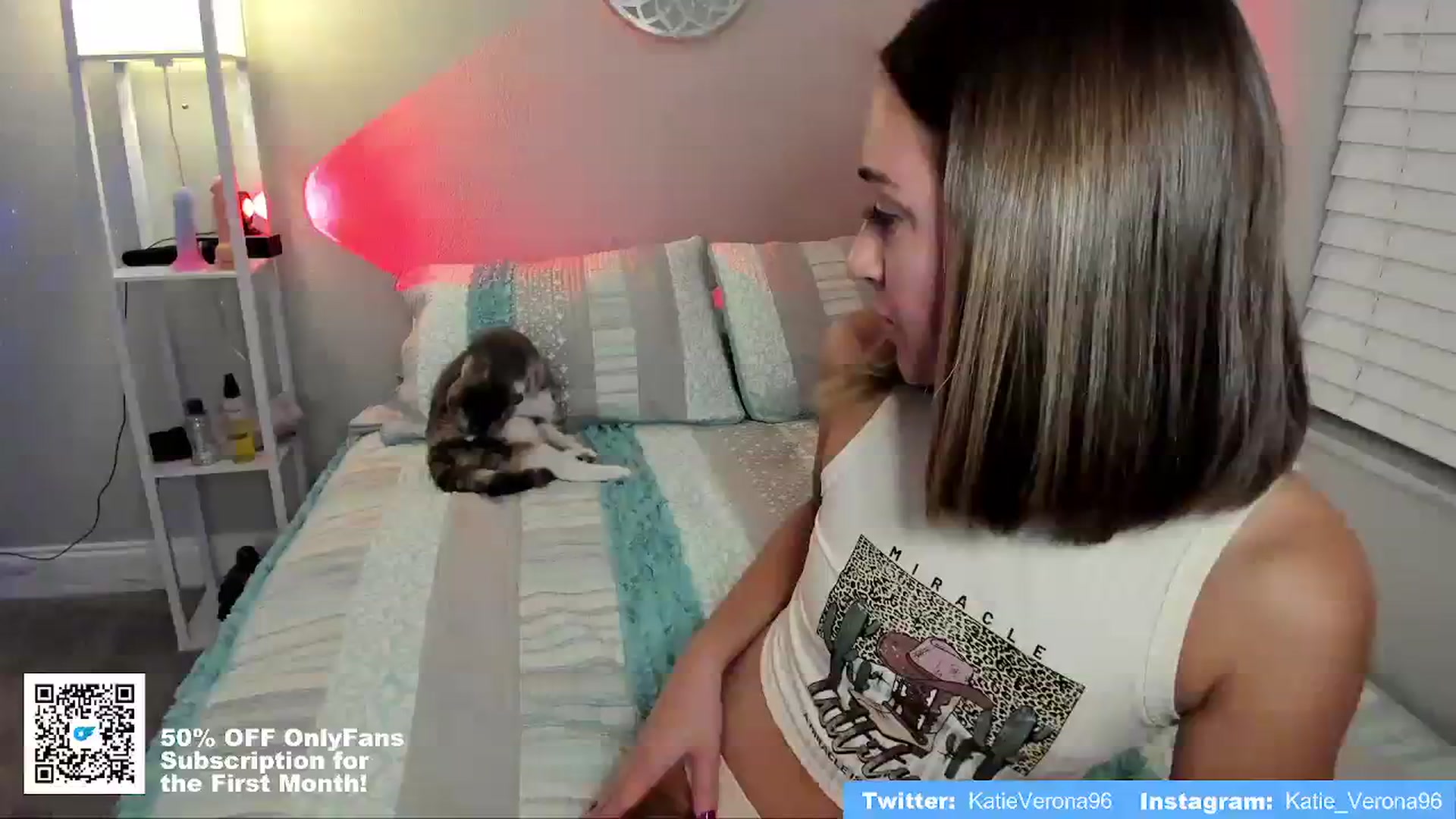 Gallery image thumbnail from KatieVerona96's myfreecams stream on, 08/19/2023, 02:42 image 1 of 20