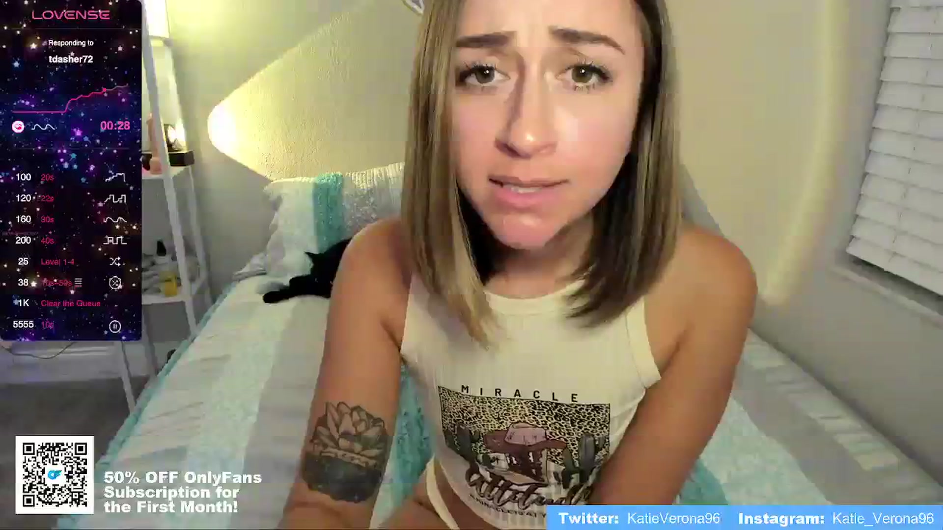 Gallery image thumbnail from KatieVerona96's myfreecams stream on, 08/19/2023, 02:42 image 9 of 20