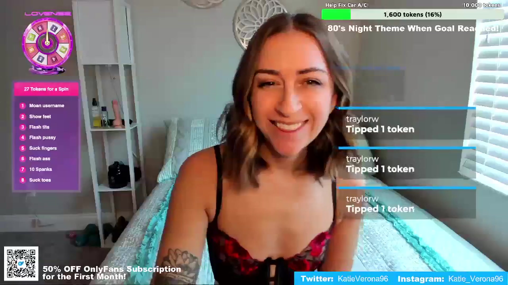 Gallery image thumbnail from KatieVerona96's myfreecams stream on, 09/07/2023, 22:34 image 2 of 20