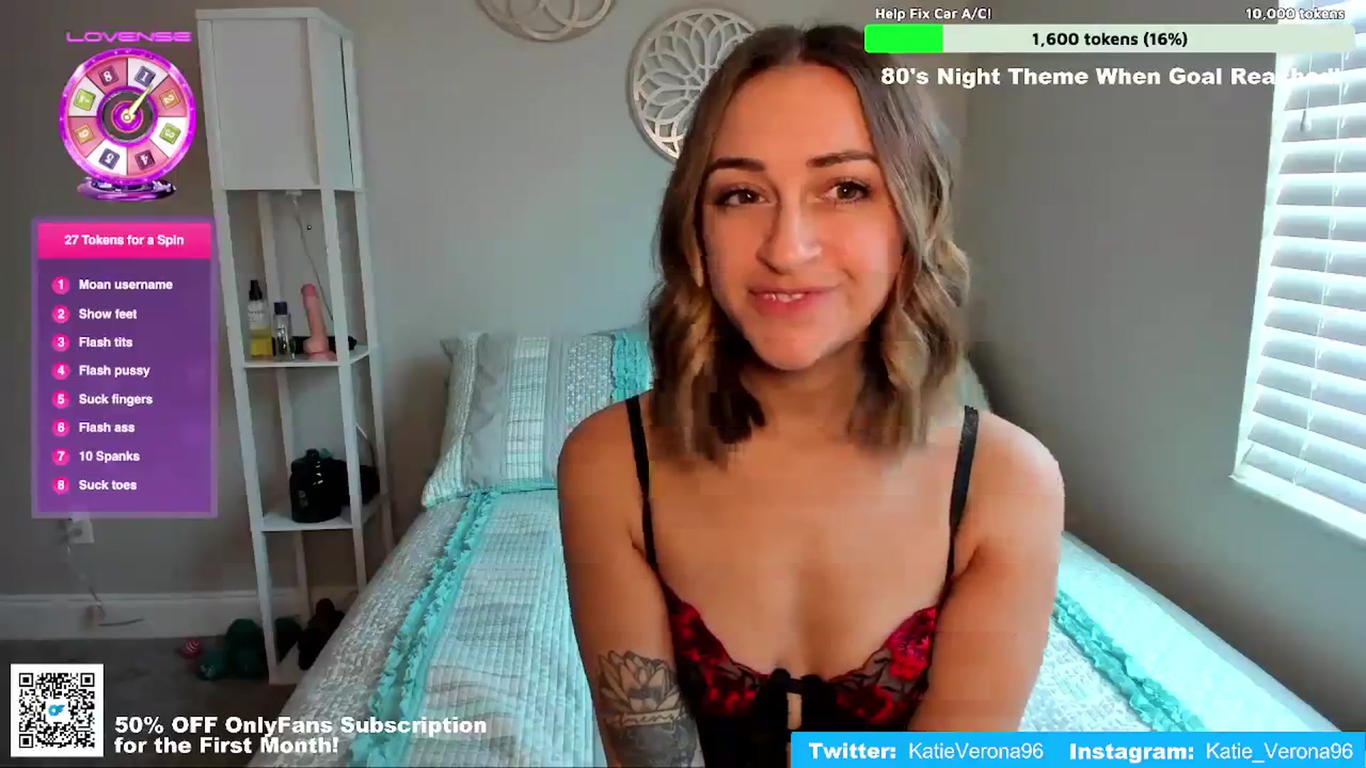 Gallery image thumbnail from KatieVerona96's myfreecams stream on, 09/07/2023, 22:34 image 5 of 20