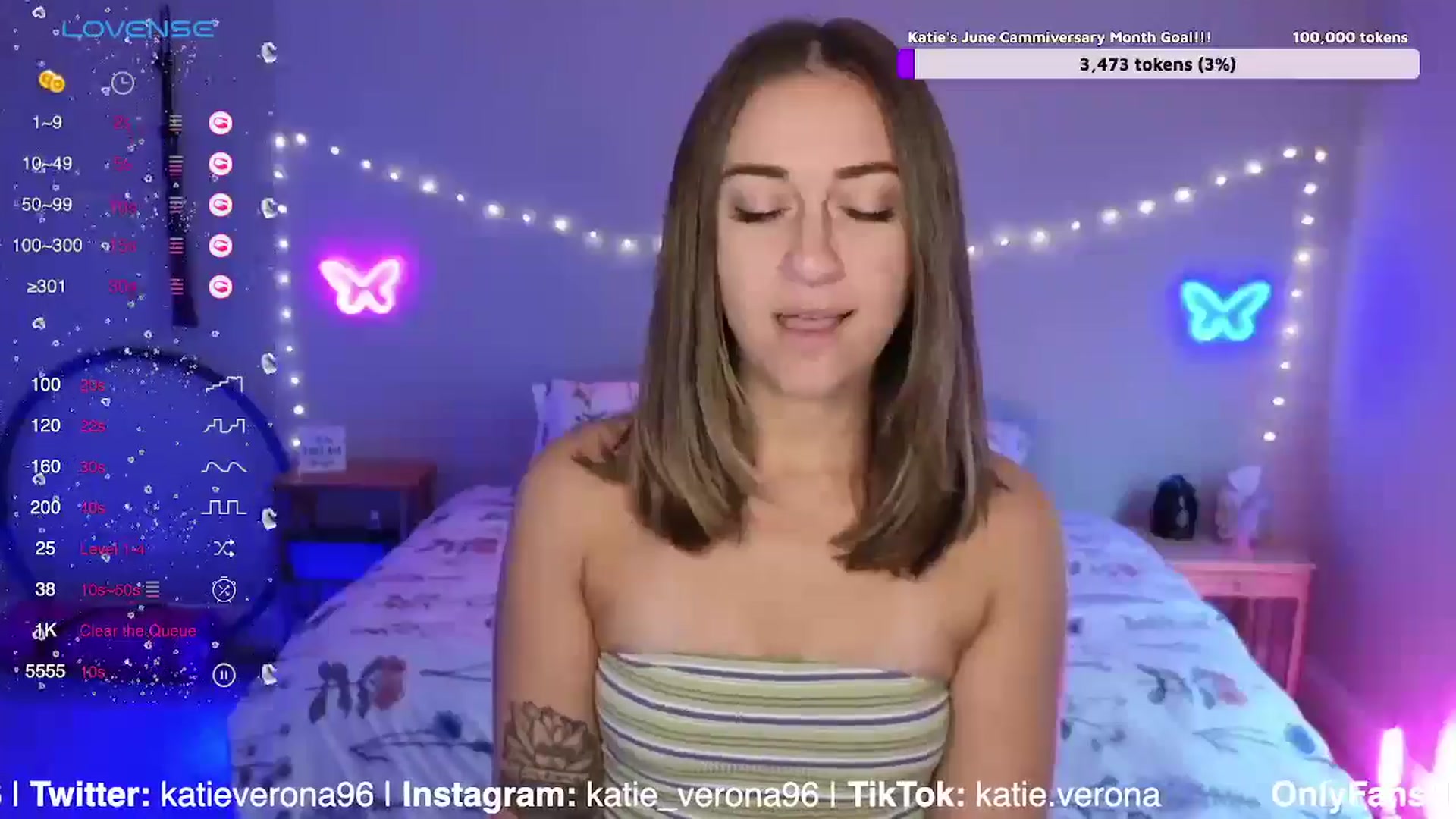 Gallery image thumbnail from KatieVerona96's myfreecams stream on, 06/04/2024, 19:34 image 2 of 20