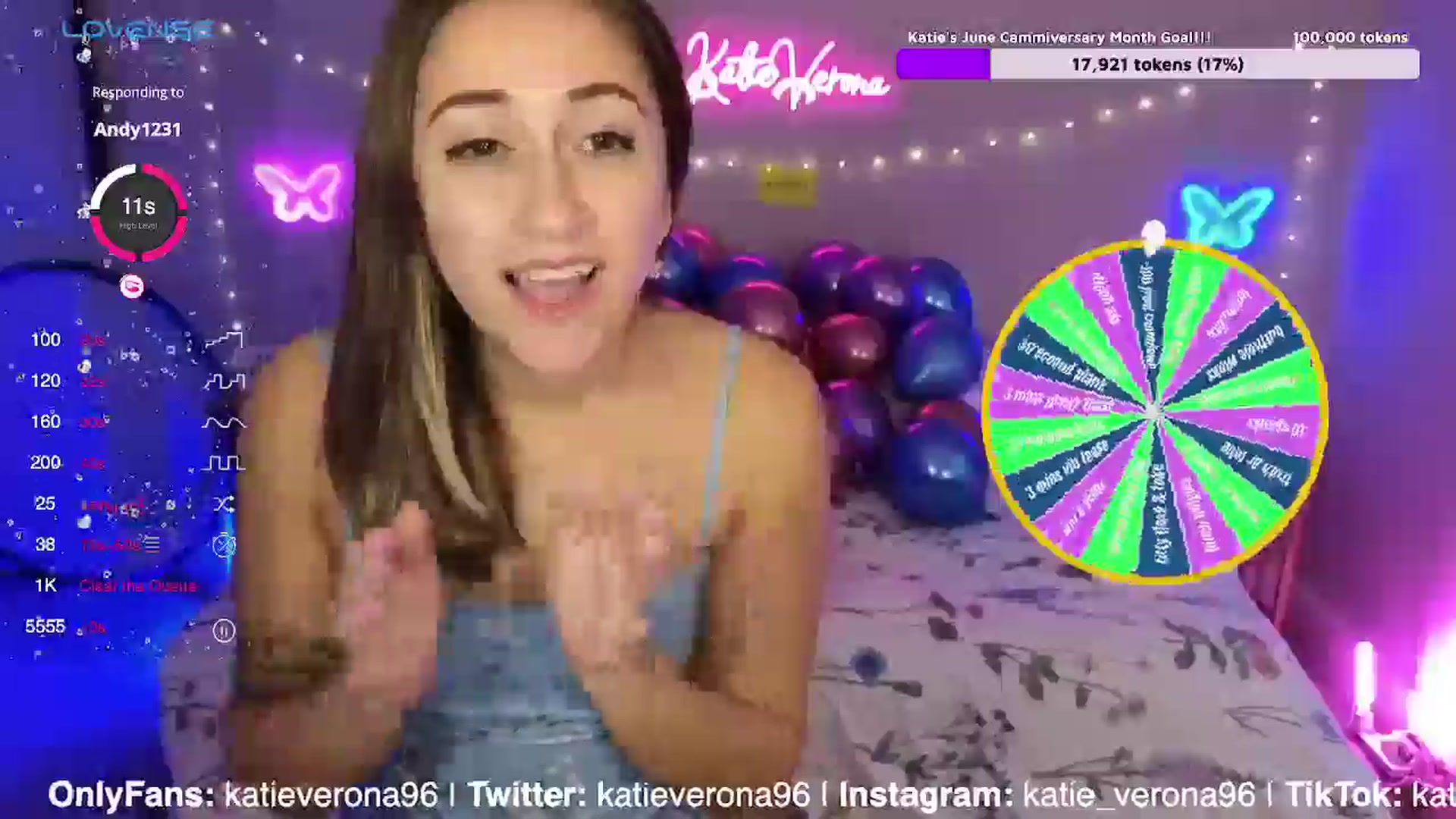 Gallery image thumbnail from KatieVerona96's myfreecams stream on, 06/10/2024, 02:25 image 5 of 20