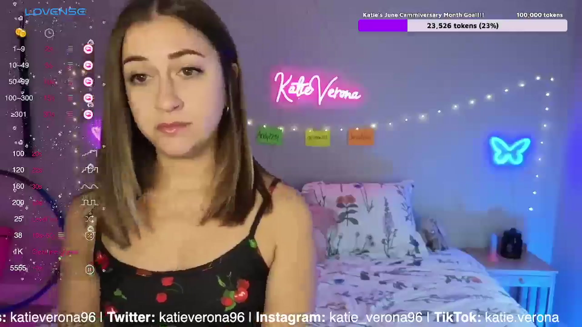 Gallery image thumbnail from KatieVerona96's myfreecams stream on, 06/11/2024, 19:22 image 2 of 20