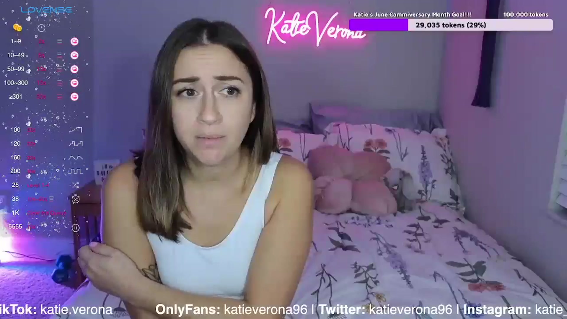 Gallery image thumbnail from KatieVerona96's myfreecams stream on, 06/19/2024, 01:44 image 15 of 20