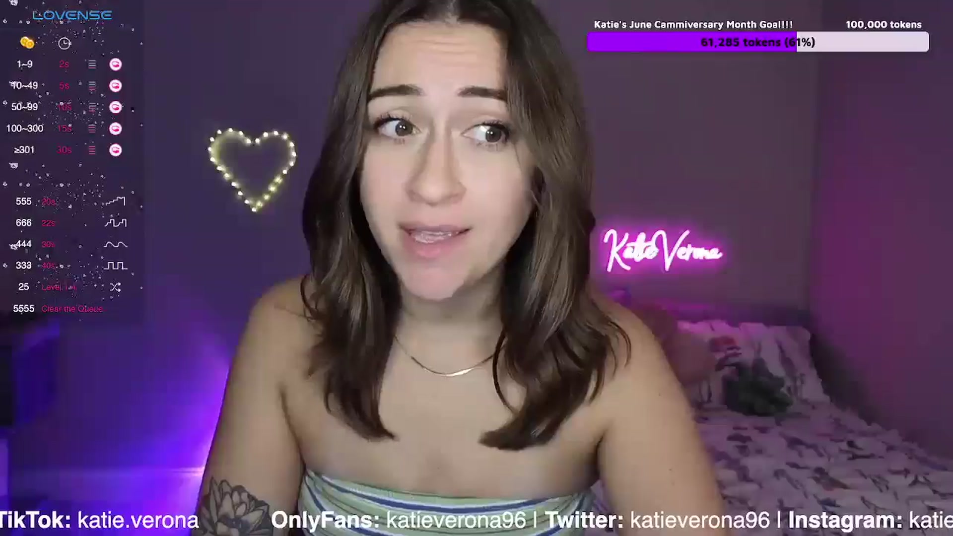 Gallery image thumbnail from KatieVerona96's myfreecams stream on, 07/01/2024, 02:51 image 9 of 20