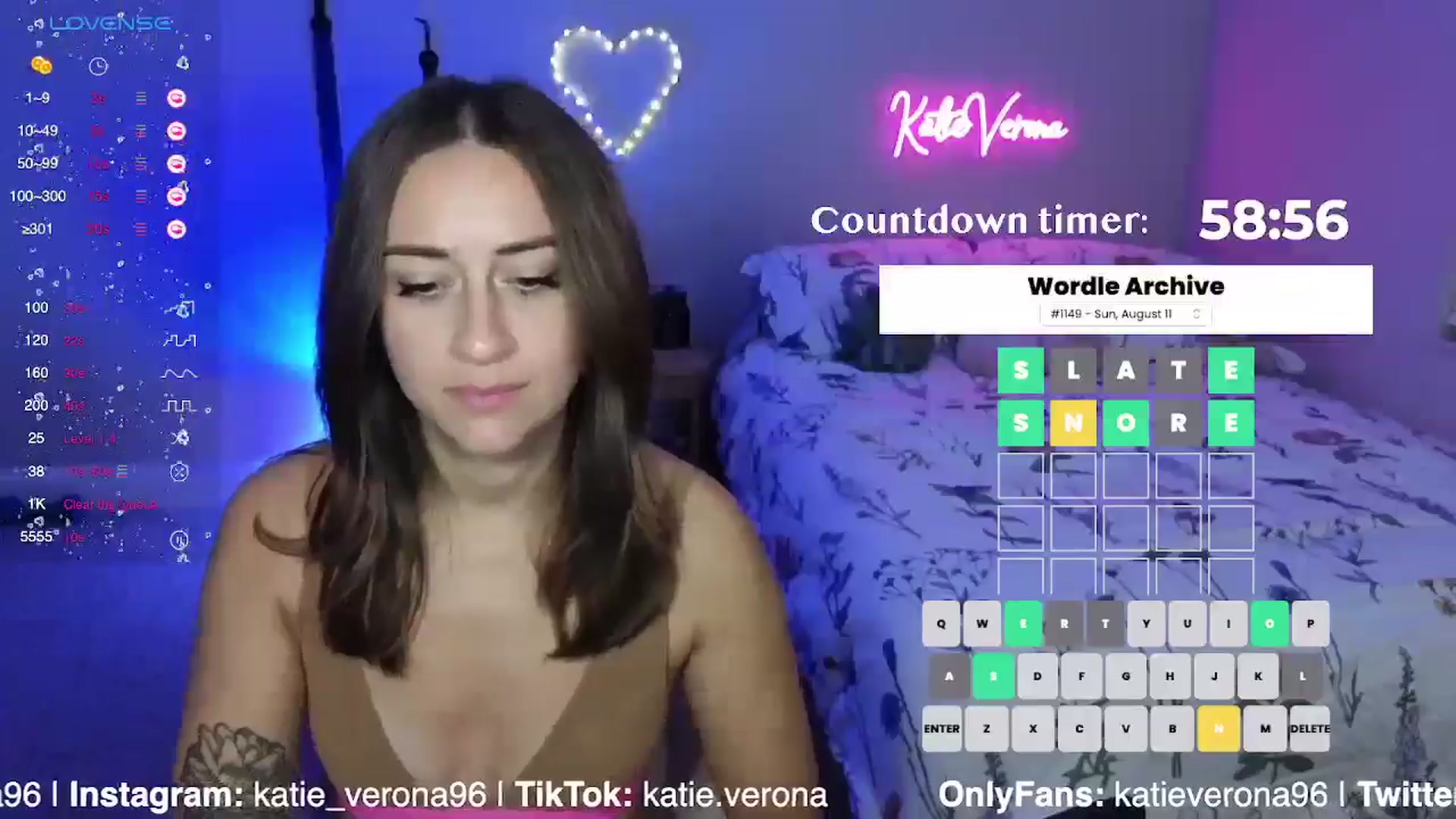 Gallery image thumbnail from KatieVerona96's myfreecams stream on, 08/12/2024, 02:06 image 20 of 20