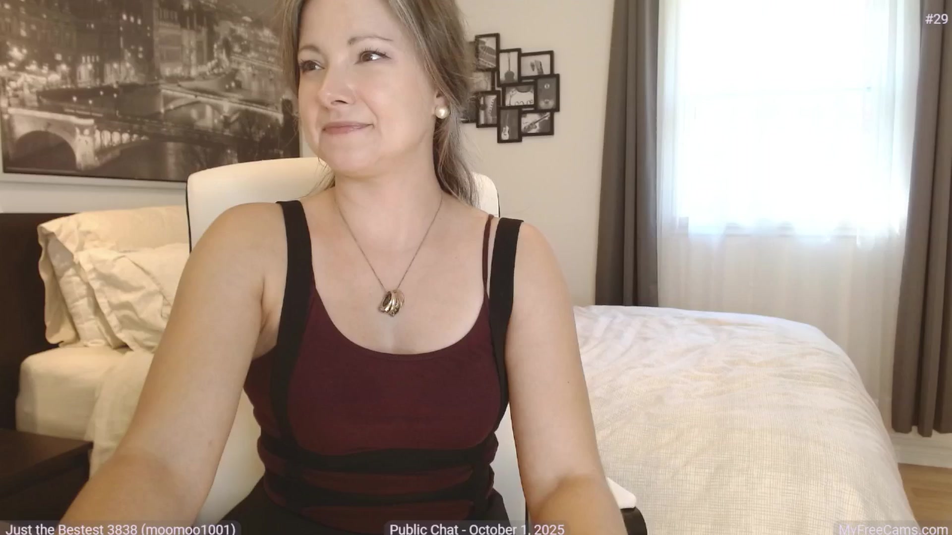 Gallery image thumbnail from KellyHeart's myfreecams stream on, 10/02/2025, 24:39 image 1 of 20