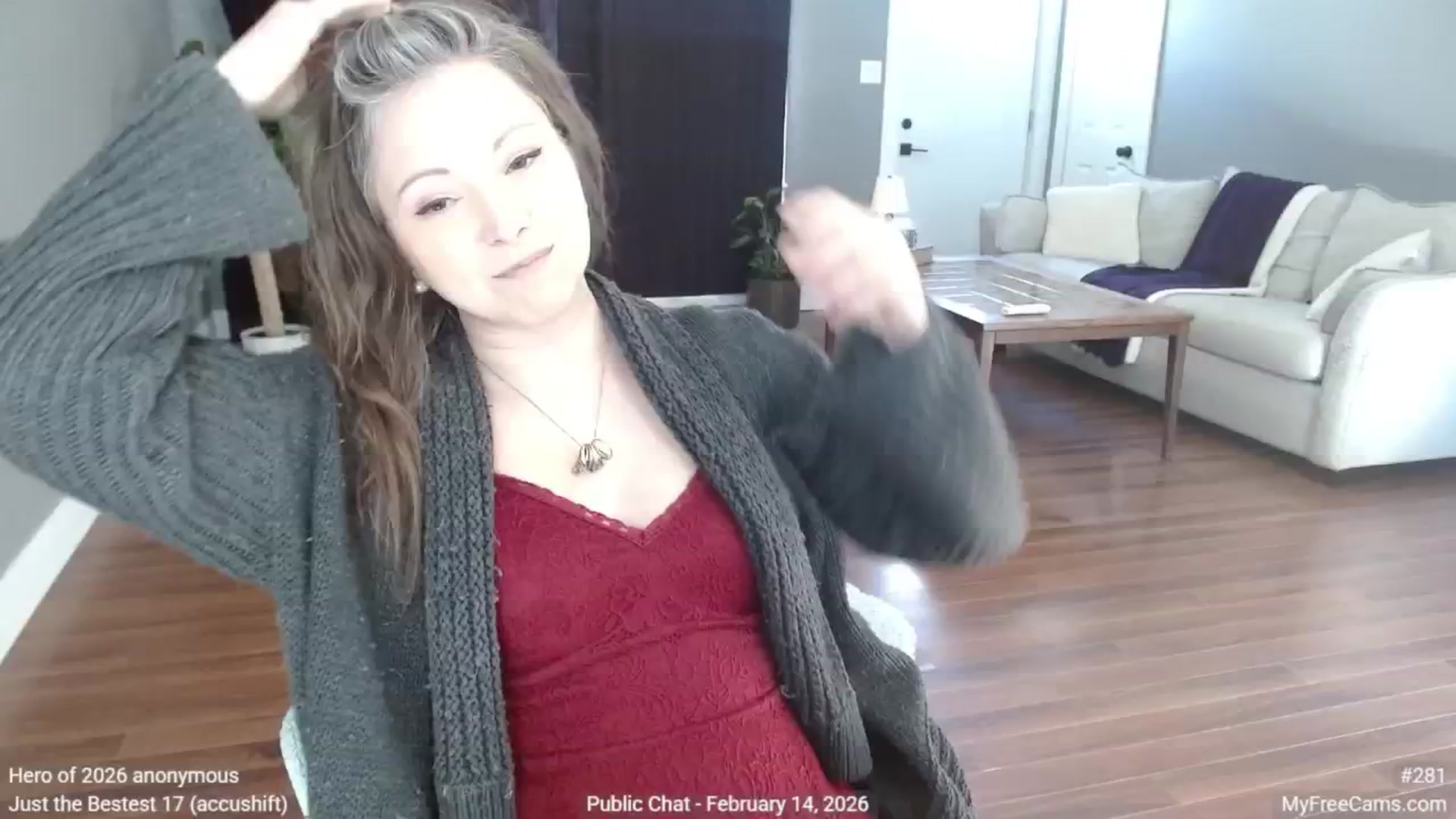Gallery image thumbnail from KellyHeart's myfreecams stream on, 02/14/2026, 16:38 image 6 of 20