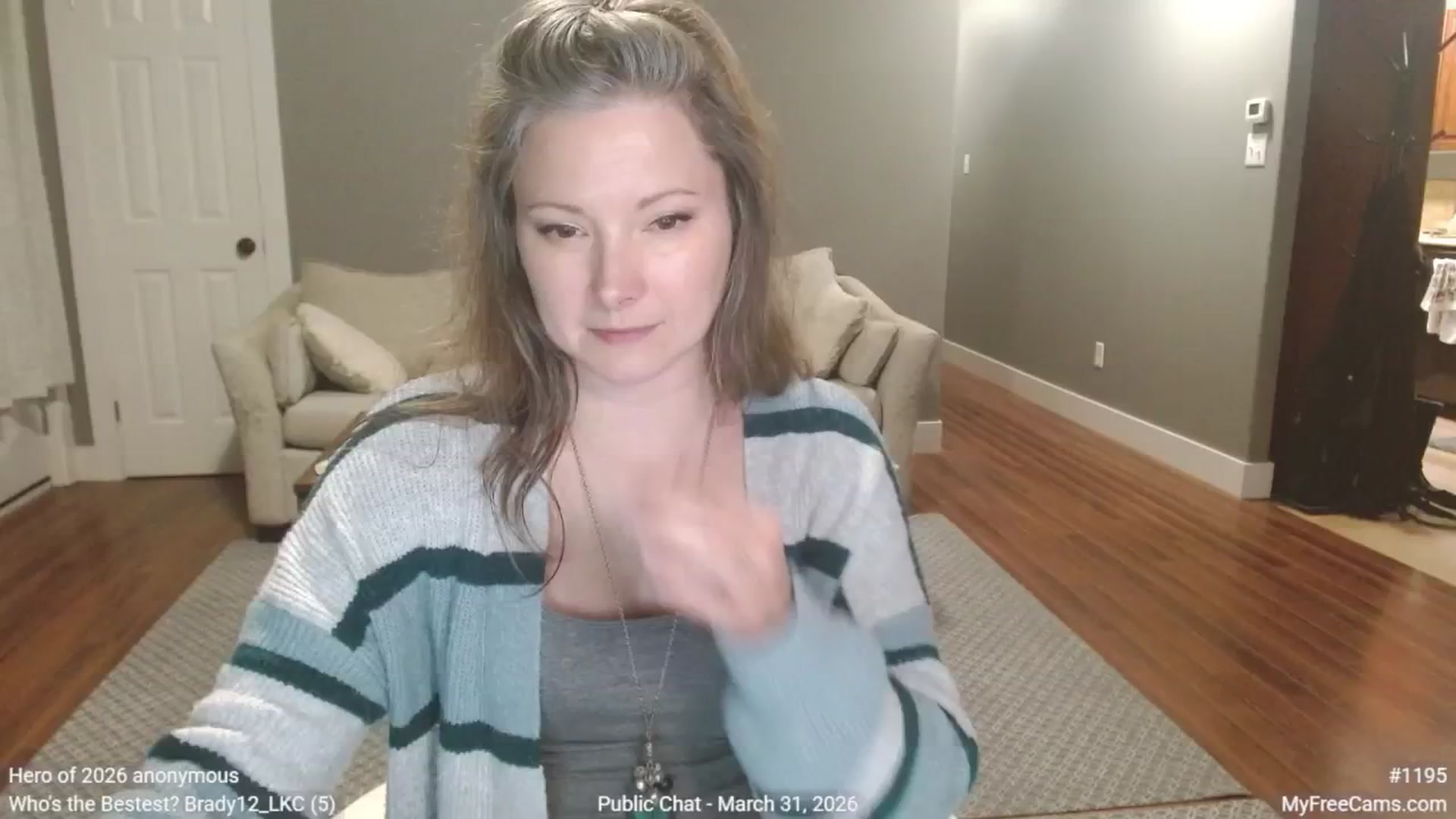 Gallery image thumbnail from KellyHeart's myfreecams stream on, 04/01/2026, 24:01 image 5 of 20
