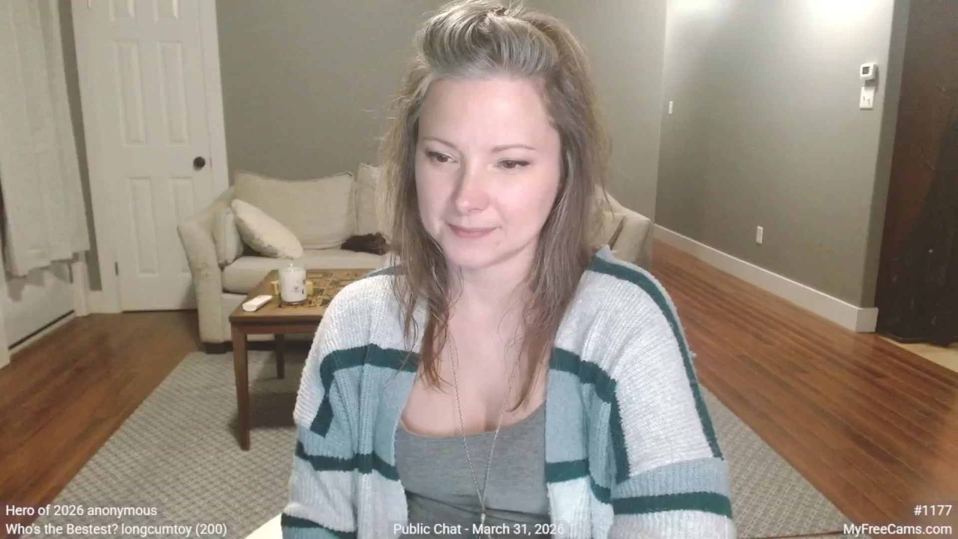Gallery image thumbnail from KellyHeart's myfreecams stream on, 04/01/2026, 01:17 image 1 of 20