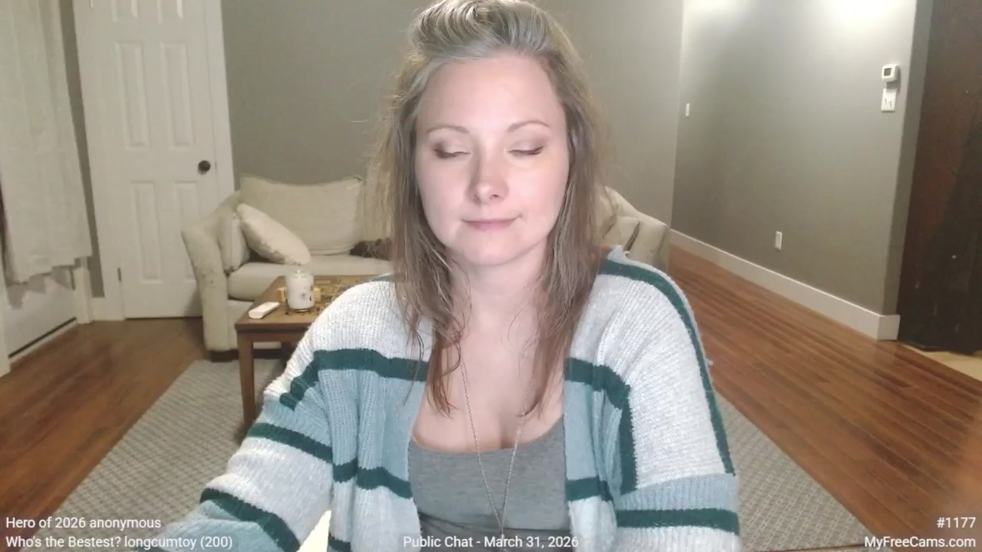 Gallery image thumbnail from KellyHeart's myfreecams stream on, 04/01/2026, 01:17 image 3 of 20