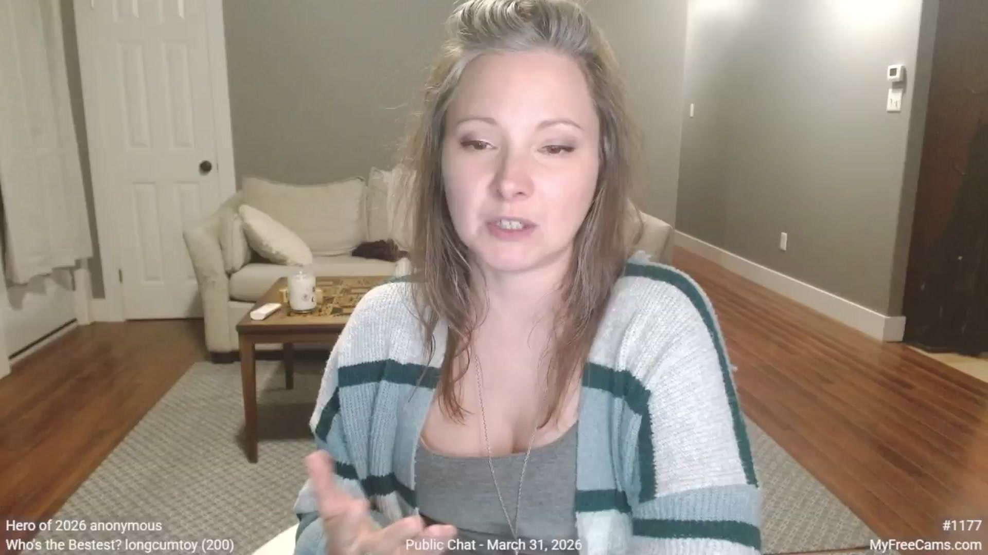 Gallery image thumbnail from KellyHeart's myfreecams stream on, 04/01/2026, 01:17 image 2 of 20